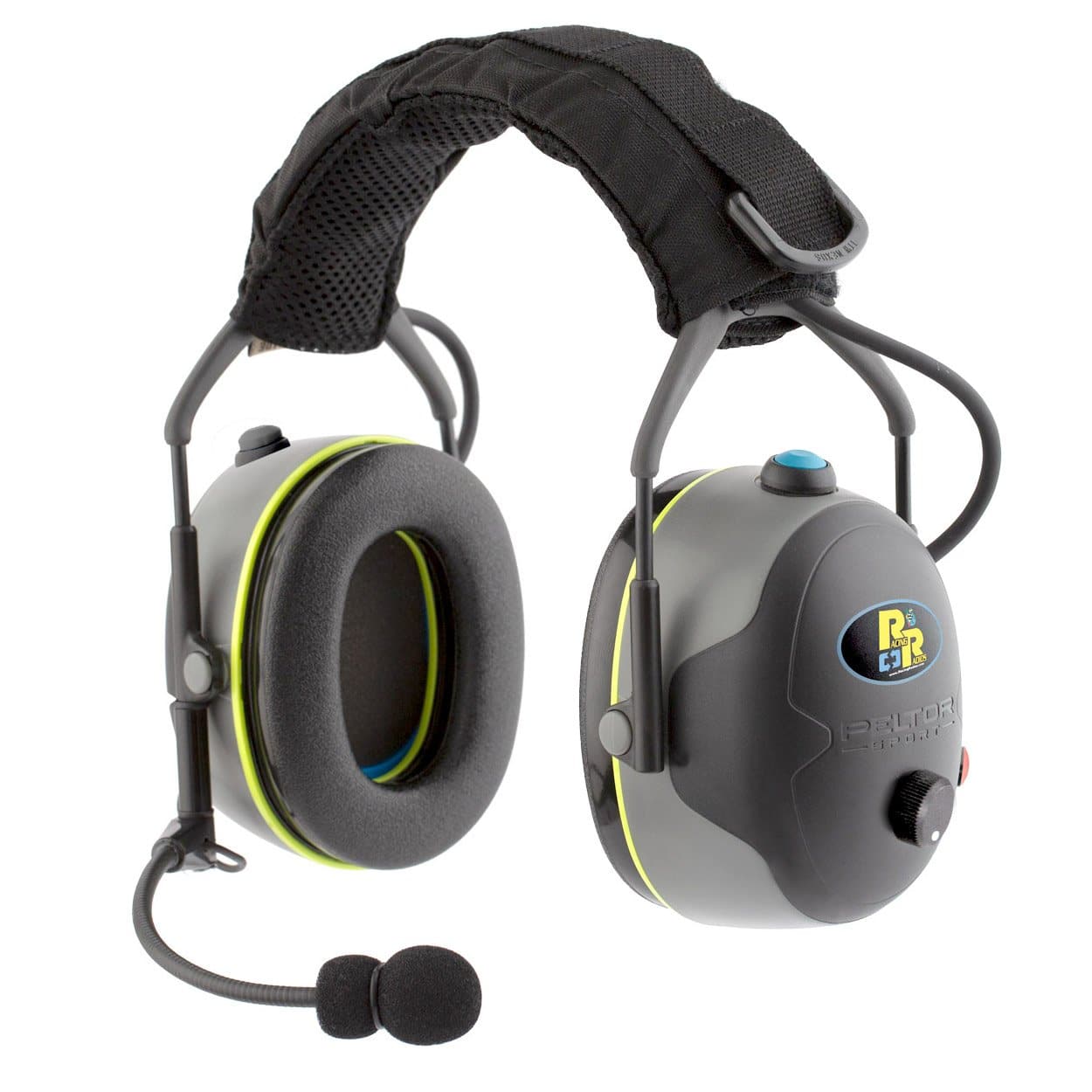 Peltor Intercom Headset - Noise Cancelling Communication Headphones for Construction, Aviation & Industrial Use