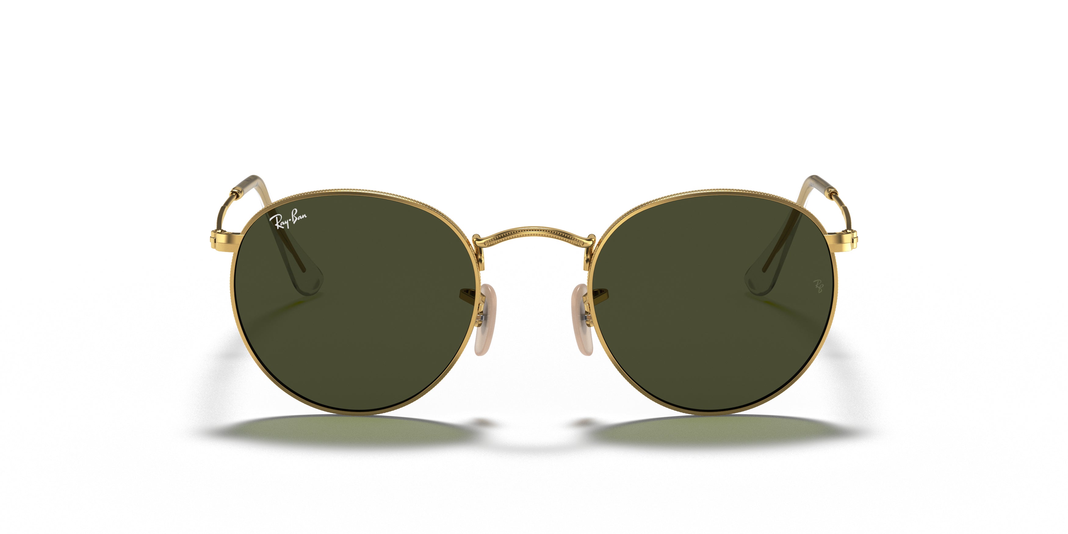 Ray Ban Round Metal Sunglasses - Classic Polarized Aviator Style for Men & Women - UV Protection for Driving, Beach & Outdoor Activities