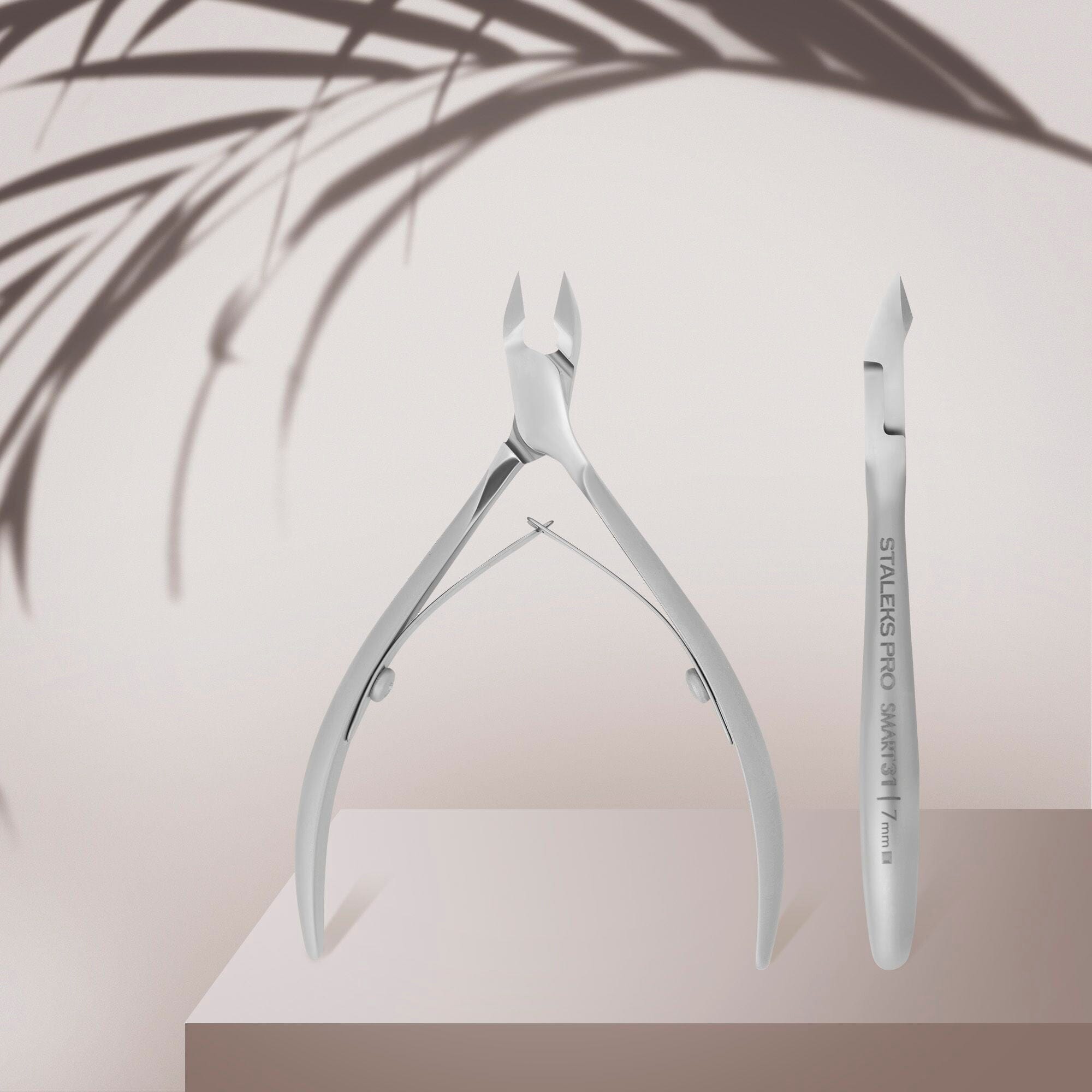 Staleks Professional Cuticle Nippers SMART 31 (7mm) - Precision Nail Care Tool for Manicures & Pedicures | Salon & Home Use