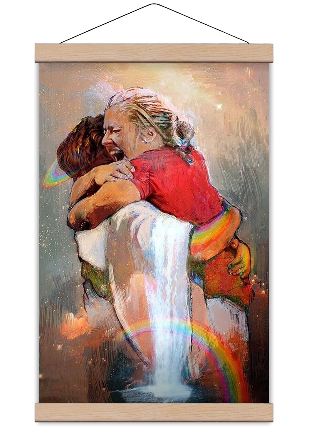 Jesus Christ Canvas Wall Art - Religious Christian Decor for Living Room, Bedroom & Church - Inspirational Scripture Prints for Home & Worship Spaces