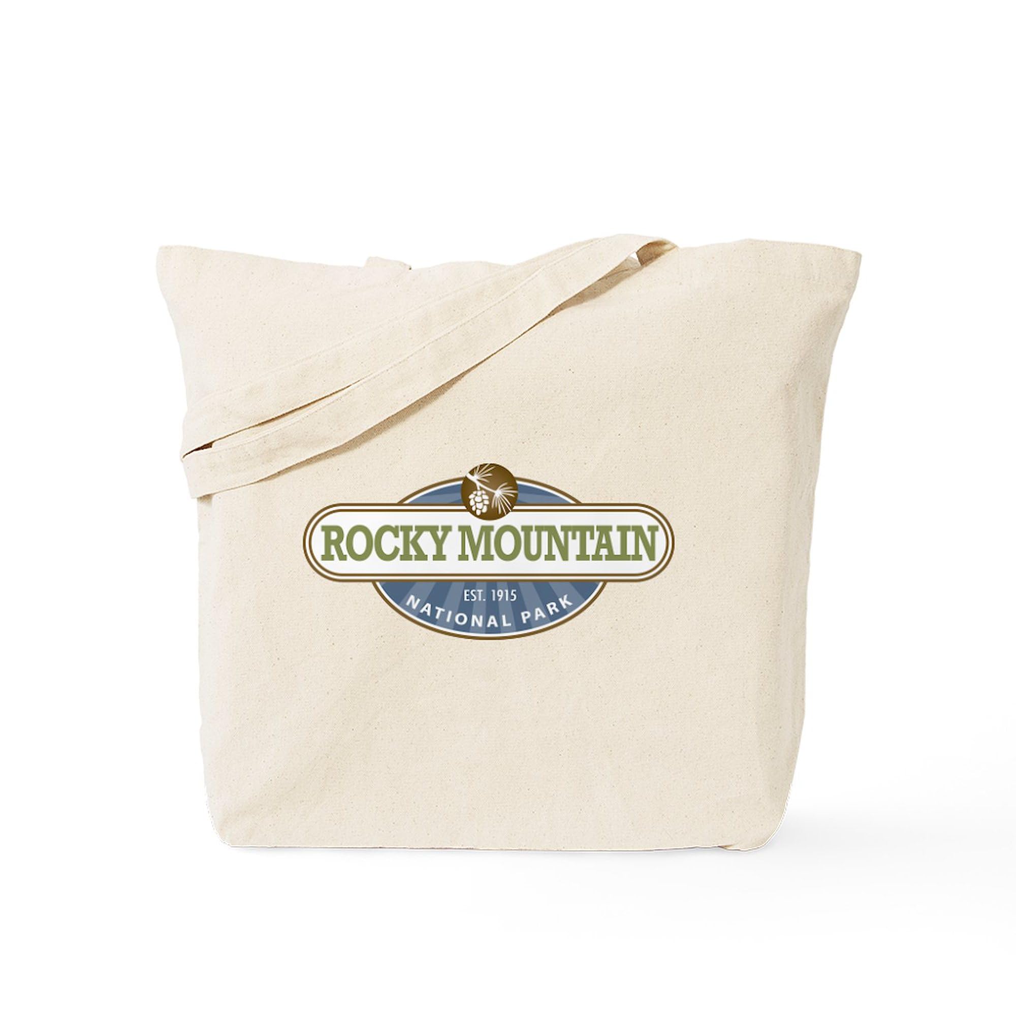 Rocky Mountain National Park Canvas Tote Bag - Eco-Friendly Reusable Shopping Bag for Groceries, Beach, Travel & Daily Use