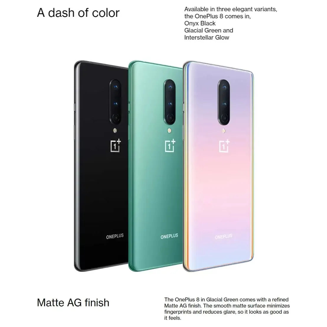 OnePlus 8 Pro 5G Unlocked Smartphone (128GB/256GB, Dual SIM, Glacial Green) - Premium Android Phone for Gaming, Photography & Business Use