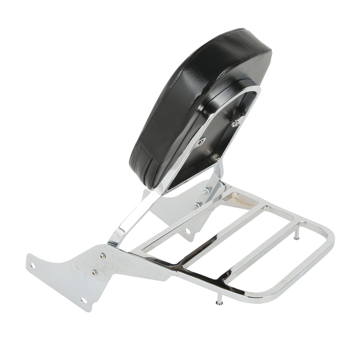 TCT-MT Sissy Bar Backrest Set with Luggage Rack Compatible with Honda Shadow ACE 1100 VT1100 All Years - Perfect for Long Rides & Motorcycle Touring