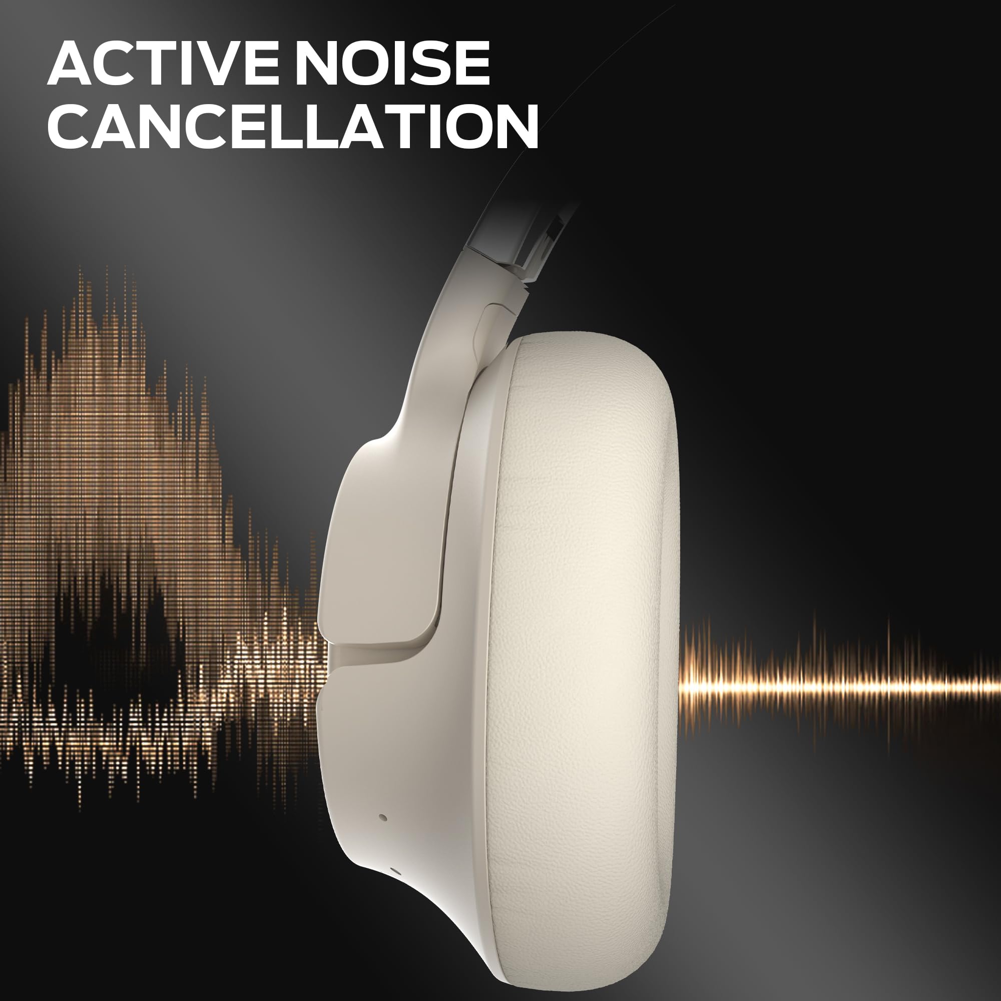 Monster Persona SE ANC Active Noise Cancelling Wireless Bluetooth Over-Ear Headphones - 60H Playtime, HiFi Stereo, Deep Bass, Built-in Mic, Memory Foam Ear Cups - Perfect for Home Office, Travel & Commuting