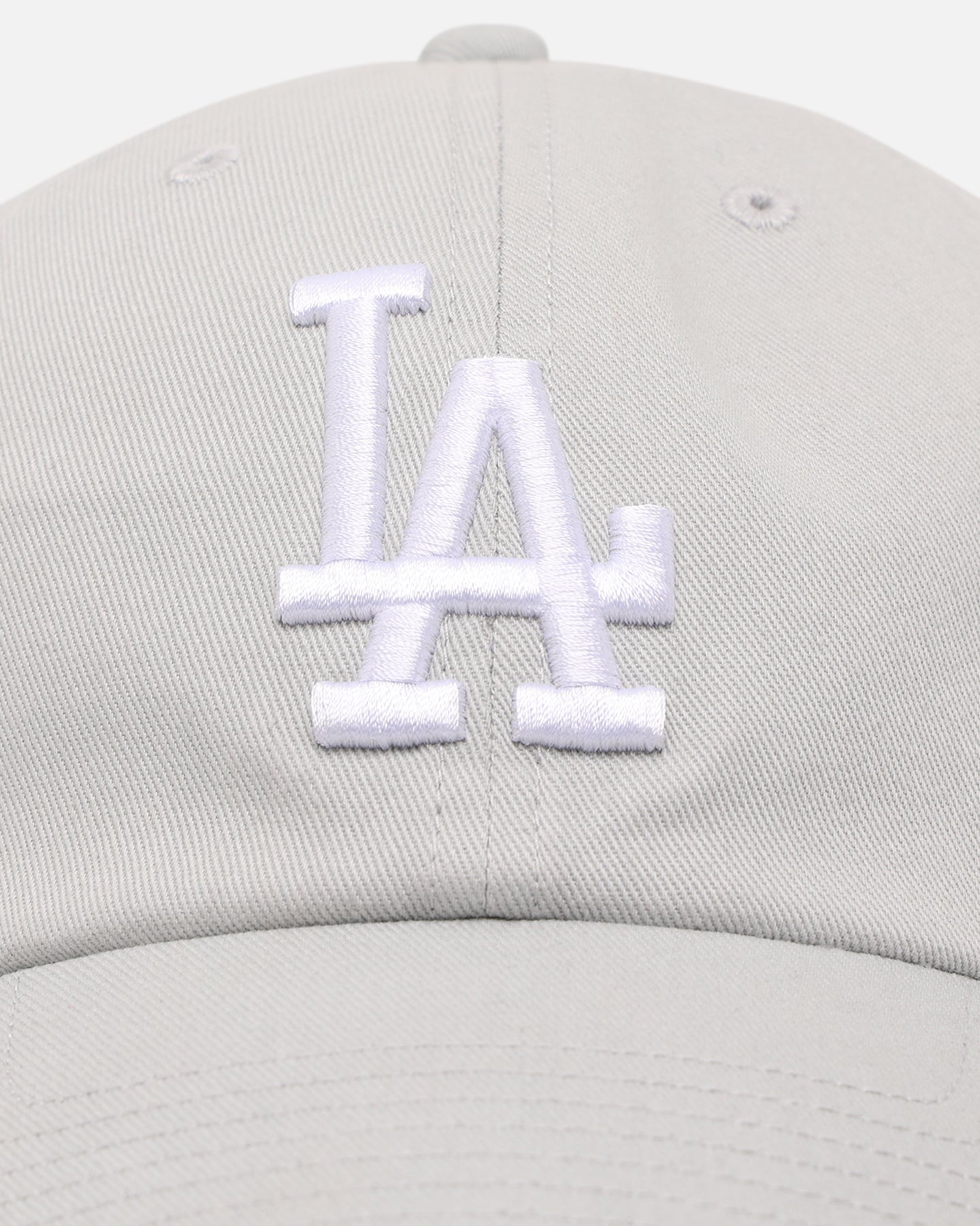 47 Brand Los Angeles Dodgers 'Ballpark' 47 Clean Up Strapback Gray Hat - Adjustable Snapback Cap for Baseball Fans, Streetwear & Casual Outfits