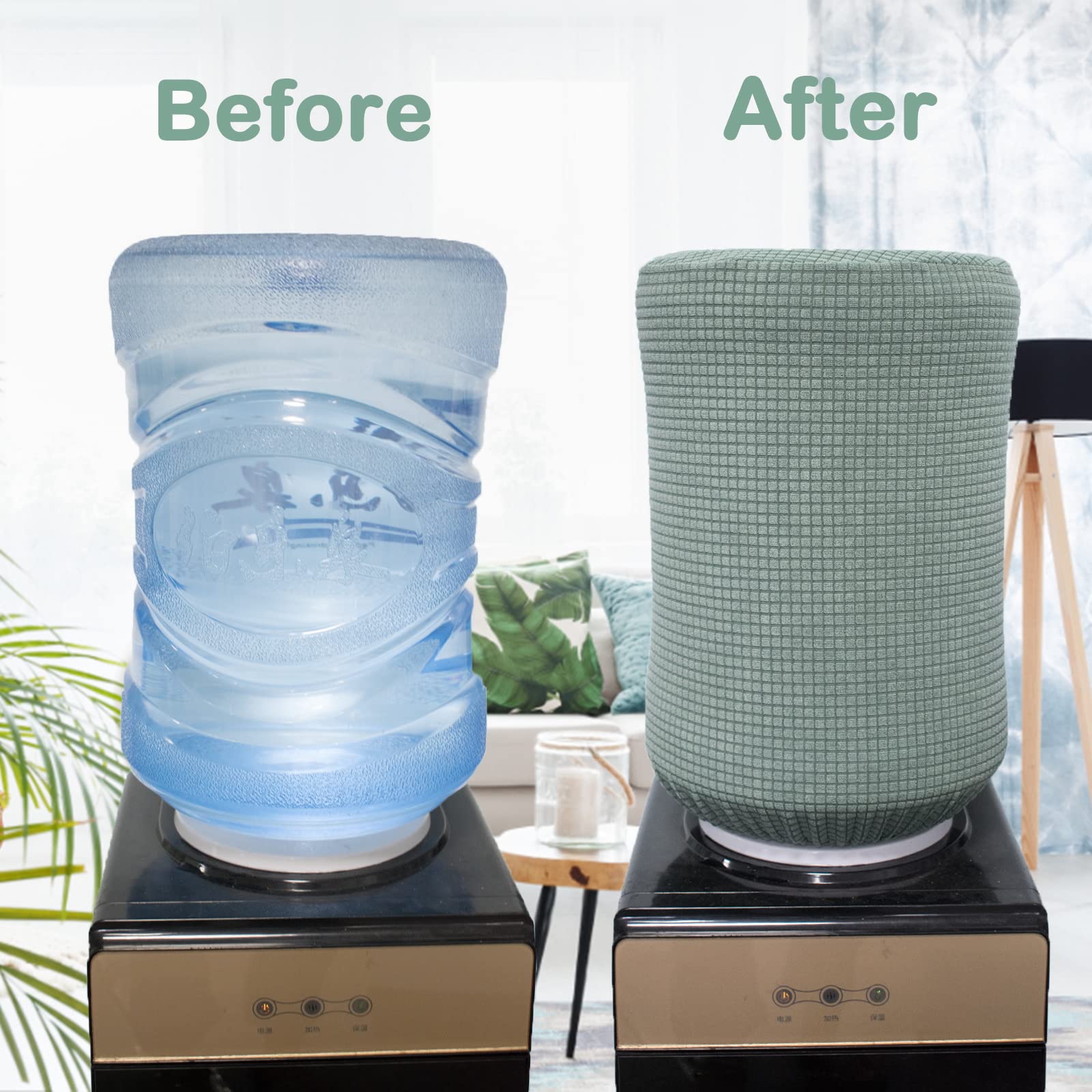 5 Gallon Water Dispenser Cover - Elastic Reusable Dust Protector for Home & Office