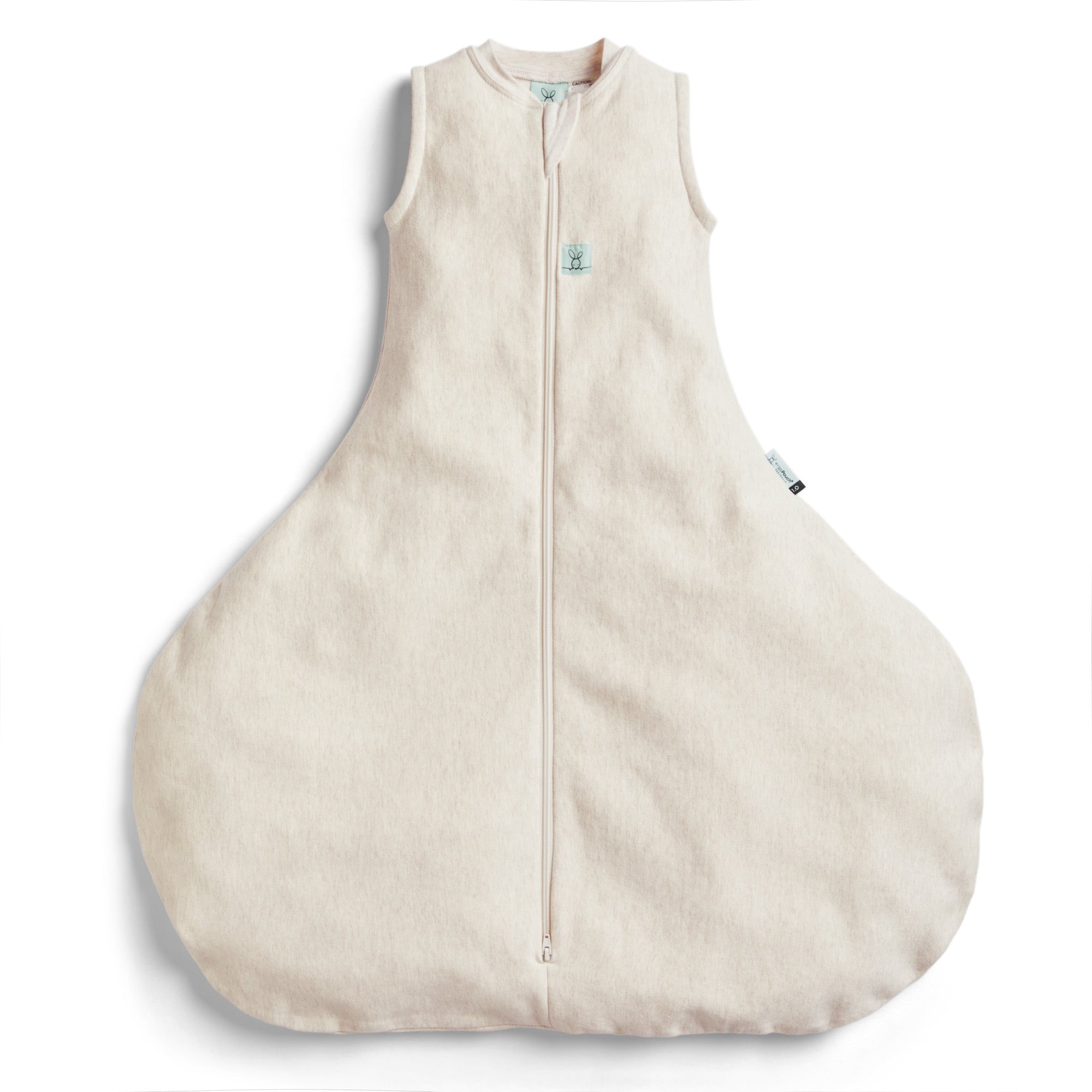 ergoPouch Hip Harness Jersey Sleeping Bag 1.0 TOG - Breathable Baby Sleep Sack for Newborns & Infants - Perfect for Nursery, Daycare & Travel - Oatmeal Marle Color
