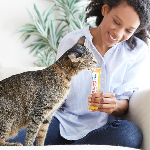 Inaba Churu Tuna Recipe Creamy Puree Cat Treats - Grain-Free Soft Cat Snacks for Kittens & Adult Cats - Variety Pack (12 Tubes) - Perfect for Training, Bonding & Hydration