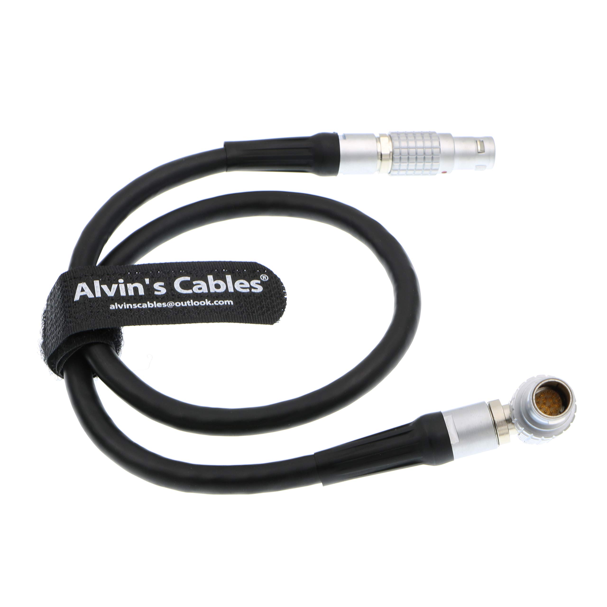 Alvin's Cables 16-Pin Male Right Angle to Straight LCD EVF Cable for Red One, Red Epic & Scarlet Cameras - Perfect for Professional Filmmaking & Studio Setups