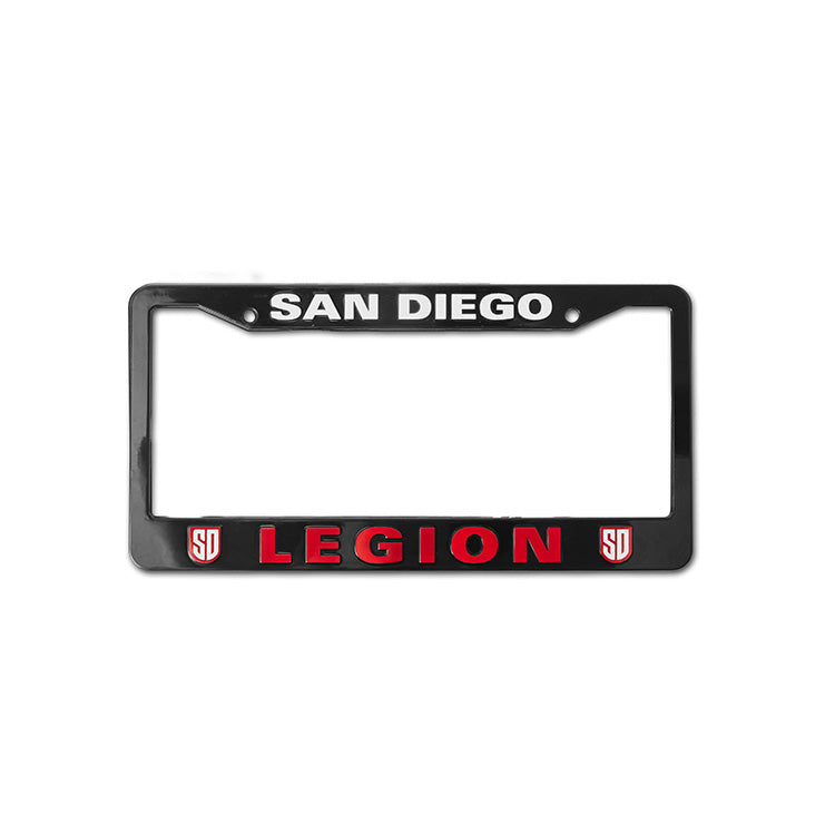 SD Legion License Plate Frame - Durable Metal Car License Plate Holder - Perfect for Cars, Trucks & Motorcycles - Show Your Pride with Custom Style