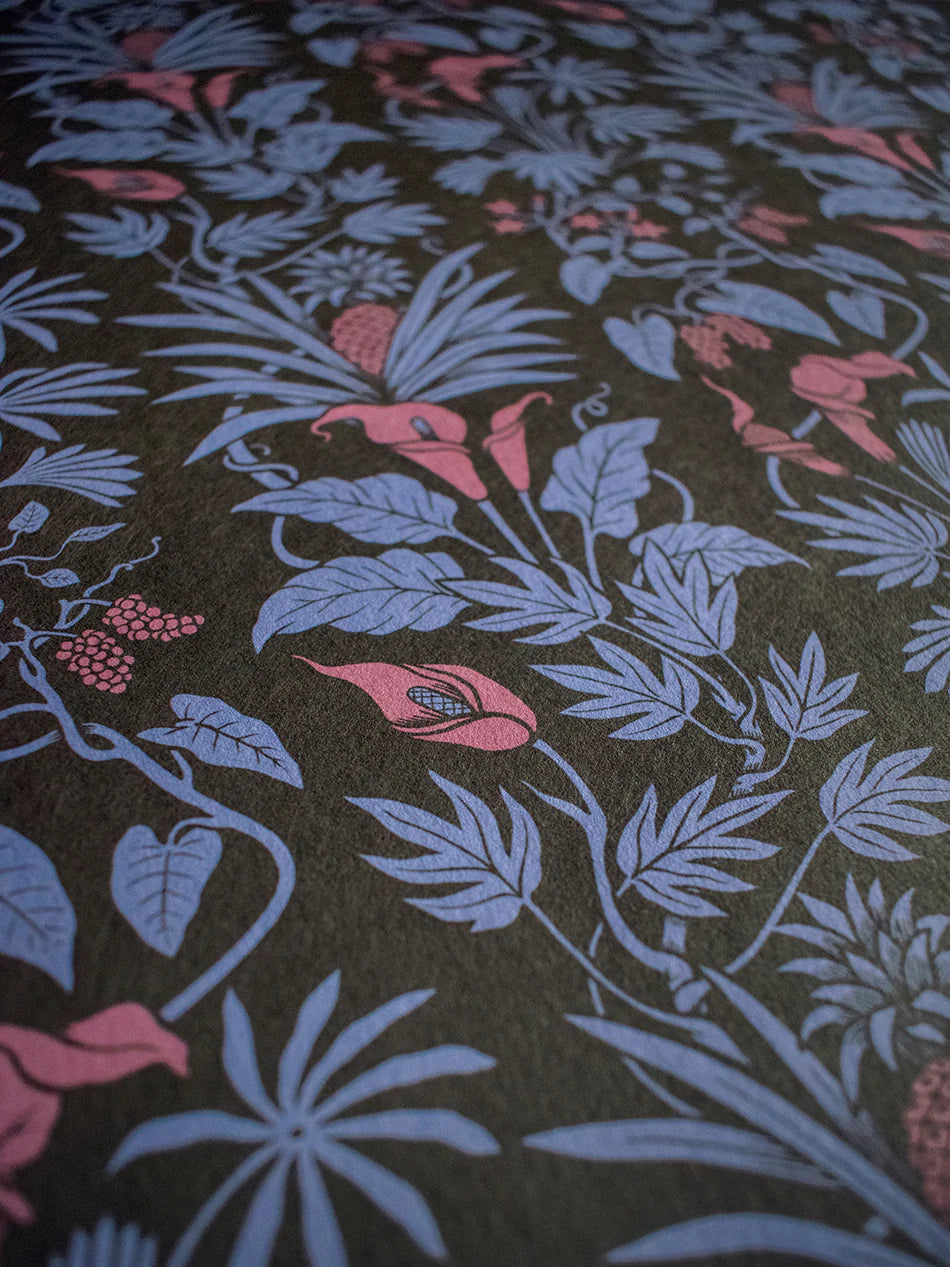 Little Botanist Wallpaper Sample - Peel & Stick Removable Wallpaper for Nursery, Bedroom, Office - Floral Botanical Design - Easy DIY Home Decor