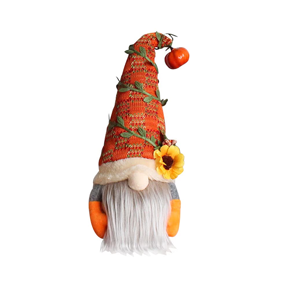 **iFundom Thanksgiving Decorations - 1Pc Pumpkin Sunflower Gnome Doll for Thanksgiving Party Decor, Home & Table Centerpiece - Lovely Fall Decor for Holiday Gatherings & Festive Celebrations**