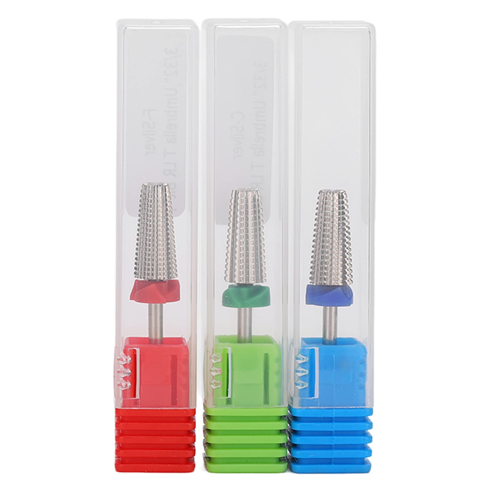 Professional Electric Nail Drill Bits Set - Tungsten Carbide Manicure & Pedicure Tools for Cuticle Remover, Nail Care & Salon Use (Silver) | Perfect for Home Salon, Nail Art & Professional Nail Technicians