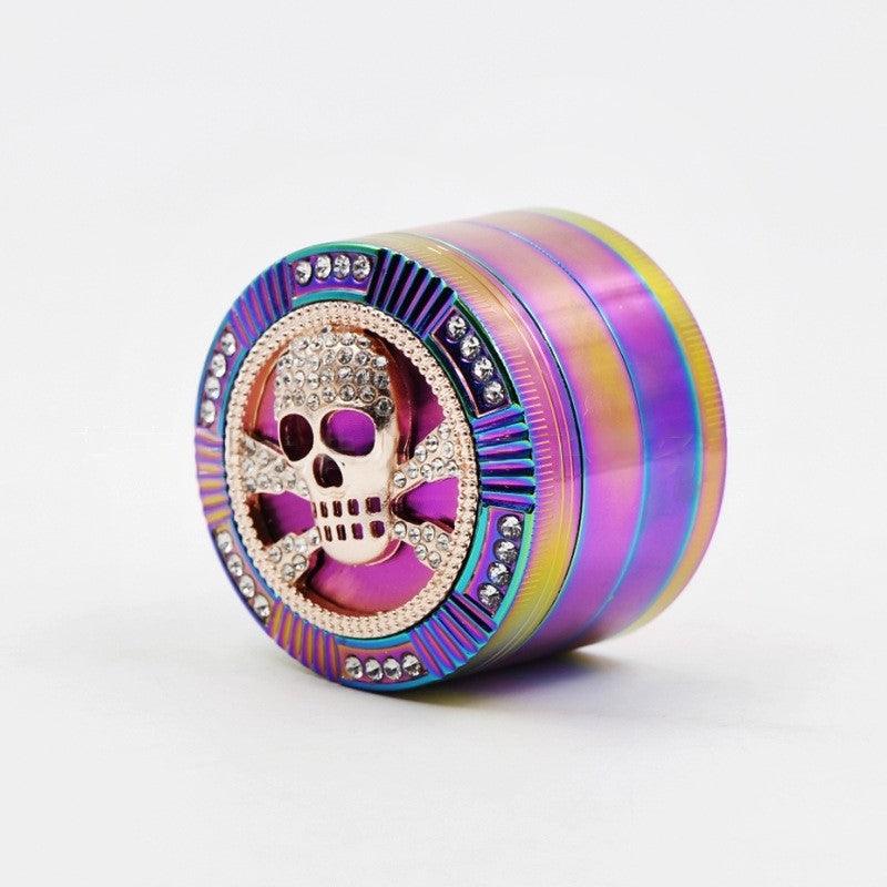 Premium 4-Layer Animal Design Tobacco Grinder - 63mm & 52mm Rainbow Zinc Alloy Herb Crusher for Weed, Spices, and Herbs - Perfect for Home Use, Travel, and Outdoor Activities