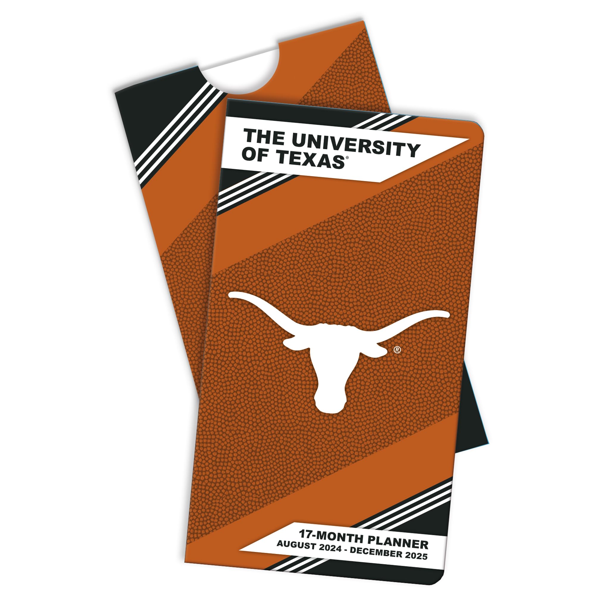 Texas Longhorns 2025 17-Month Pocket Planner by TURNER SPORTS - Compact College Football Schedule Organizer for Students & Fans - Perfect for Game Day, School Planning & Gift Giving (PF)