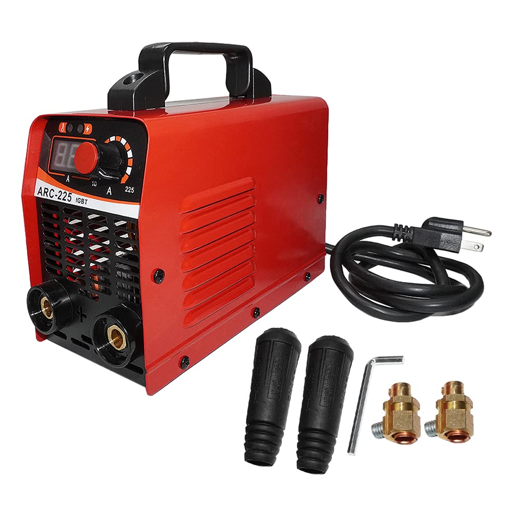 110V 225A Mini IGBT DC Inverter ARC MMA Stick Welder - Portable Electric Welding Machine for Home DIY, Metal Repair & Automotive Projects