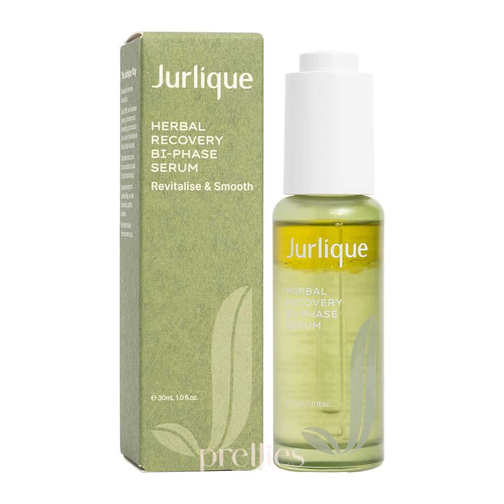Jurlique Herbal Recovery Bi-Phase Serum 30ml - Hydrating Facial Oil & Serum Duo for Dry Skin - Day & Night Skincare Treatment for Glowing Complexion - Perfect for Travel & Daily Use