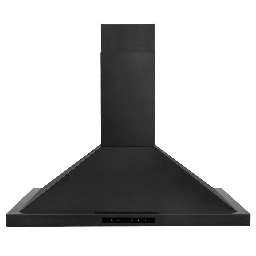 ZLINE 36-inch Black Stainless Steel Kitchen Package - Dual Fuel Range, Range Hood & Microwave Drawer (4KPR RABRH36 MW) | Premium Appliance Bundle for Modern Kitchens & Home Renovations