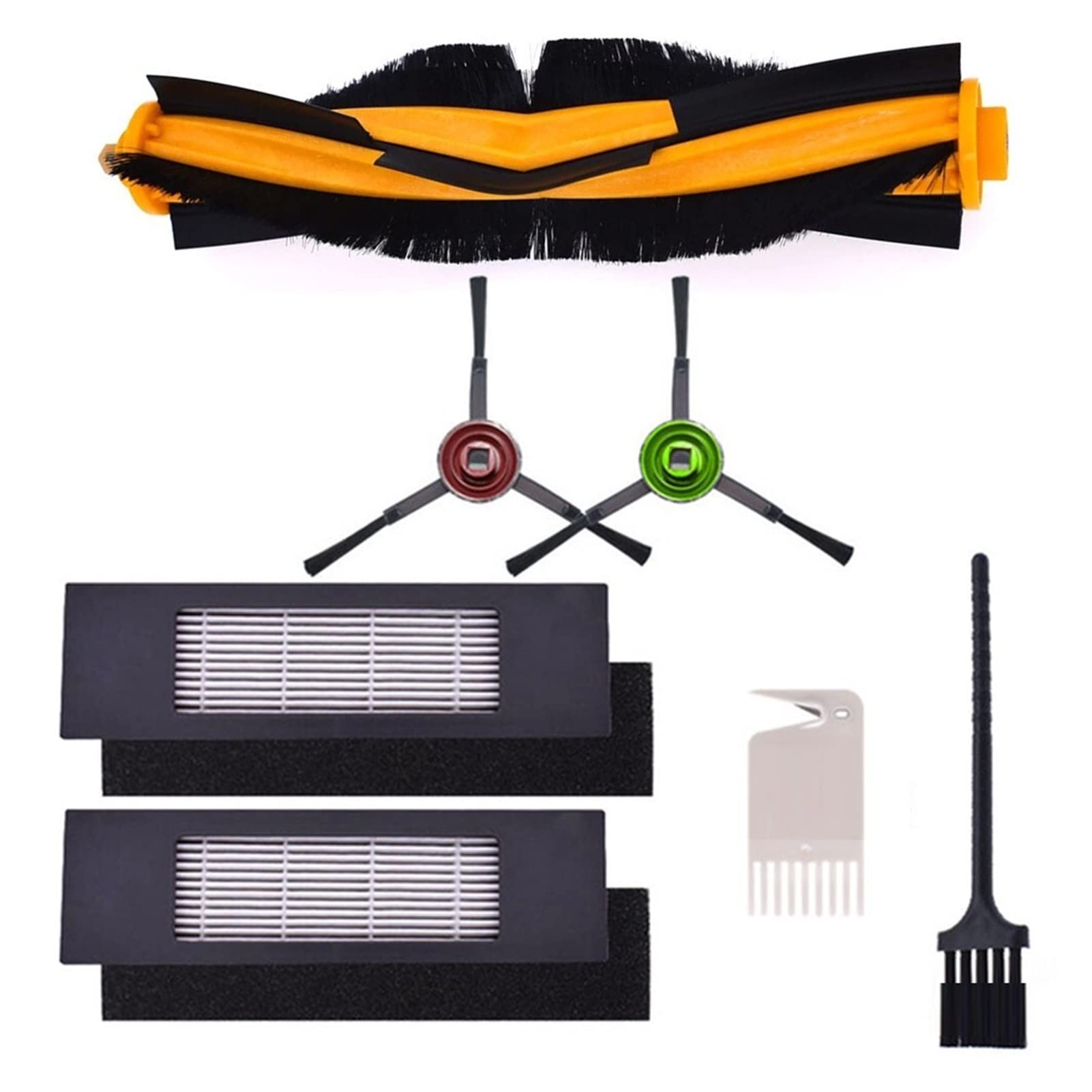 JIESITONG Replacement Side Brush Compatible with Ecovacs Deebot OZMO 920/950/T5/T8/T9 Robot Vacuum - Durable Filter Brush for Home Cleaning Accessories | Perfect for Pet Hair, Hard Floors & Carpets