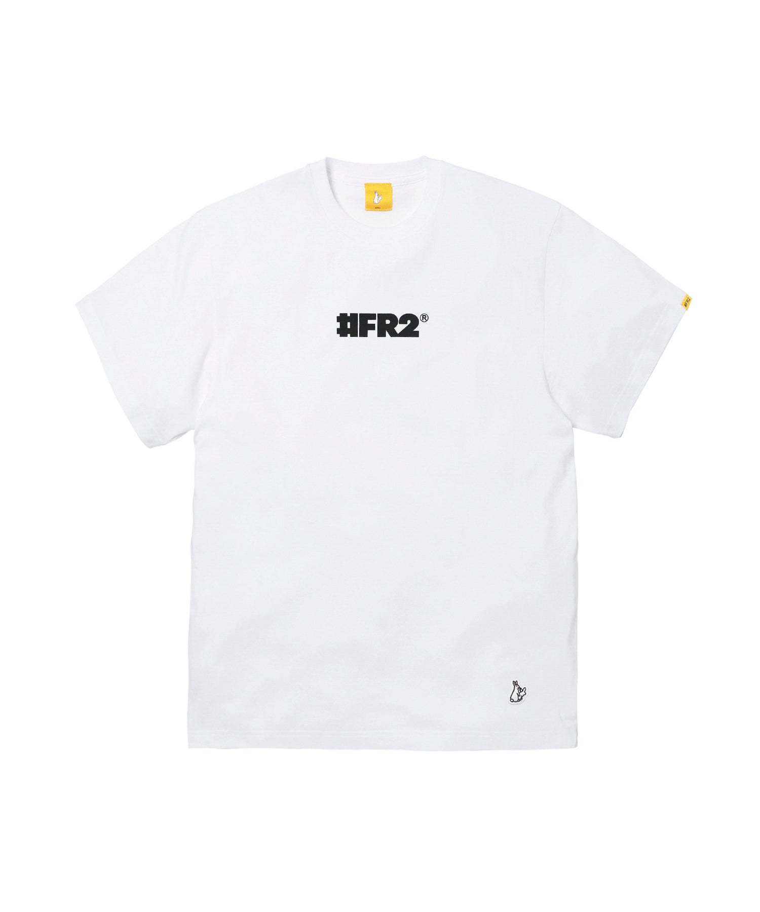 FR2 BIC Logo Graphic T-Shirt for Men - White [FRC2953] - Casual Streetwear & Skate Style Tee for Everyday Wear