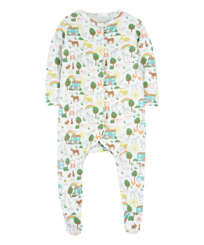 Adorable Baby Grow Onesie - Farm Life Theme | Soft & Comfortable for Newborns & Infants | Perfect for Playtime, Nursery & Photo Shoots