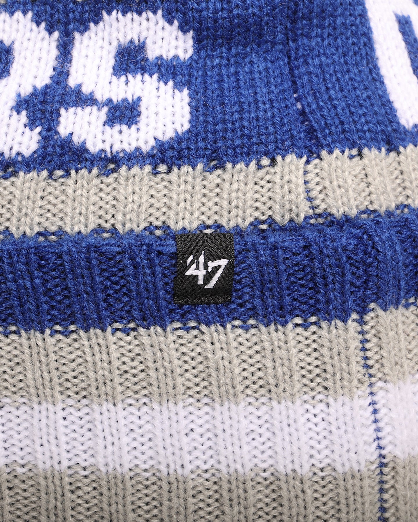 47 Brand Los Angeles Dodgers Royal Blue Cuff Knit Beanie - Official MLB Team Hat for Men & Women - Perfect for Baseball Games, Winter Sports & Outdoor Activities