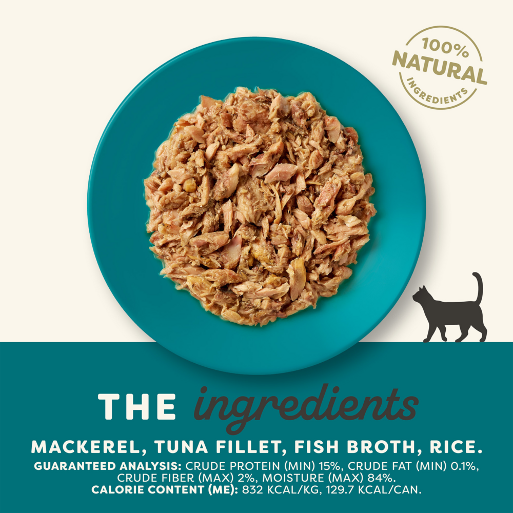 Applaws Natural Wet Cat Food - Ocean Fish in Broth, Grain-Free & High Protein, Perfect for Adult Cats & Kittens - Ideal for Mealtime, Hydration & Picky Eaters