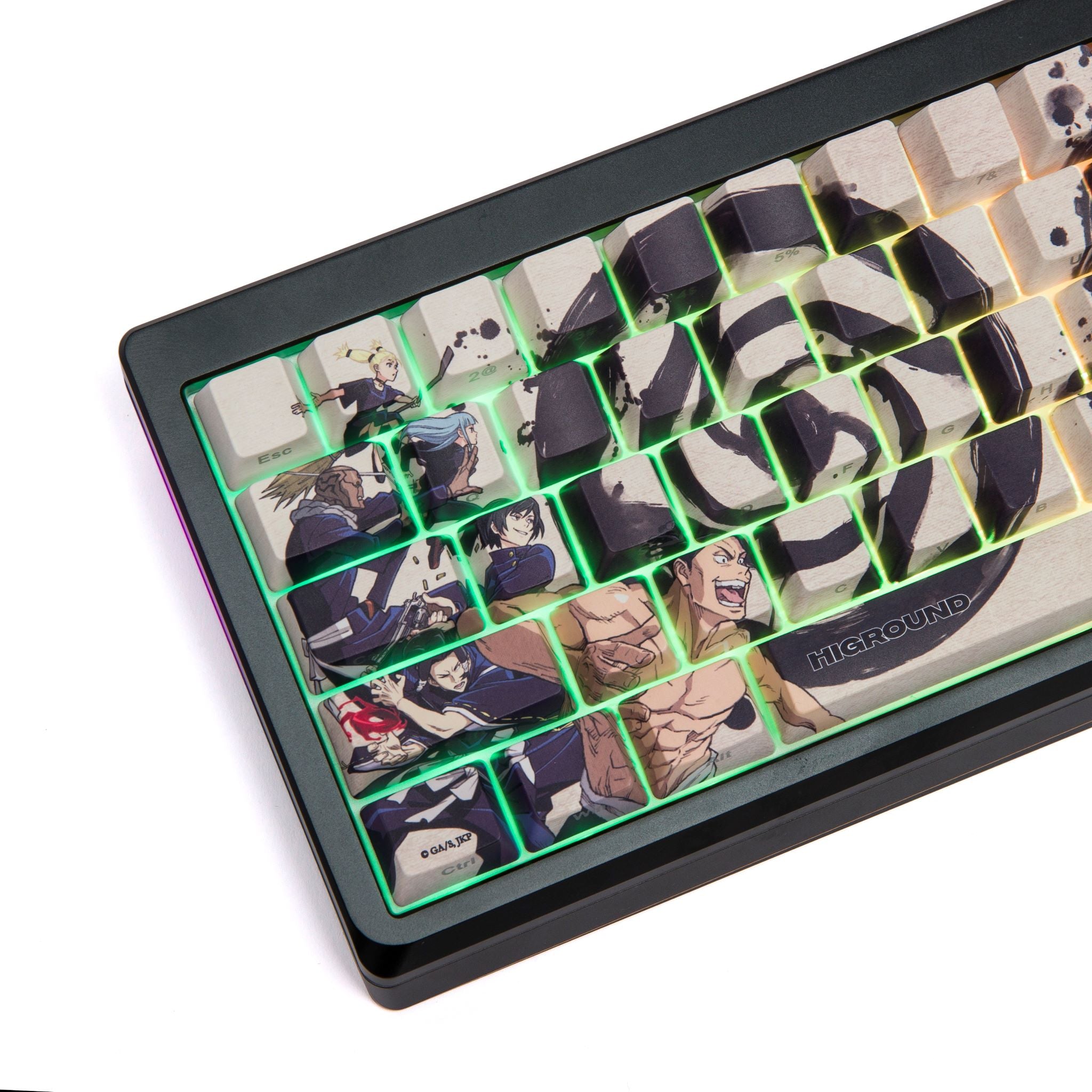 JJK x HG Summit 65 Mechanical Keyboard - 65% Compact Layout, Hot-Swappable Switches, RGB Backlit for Gaming & Typing | Perfect for School, Office & Home Workspace