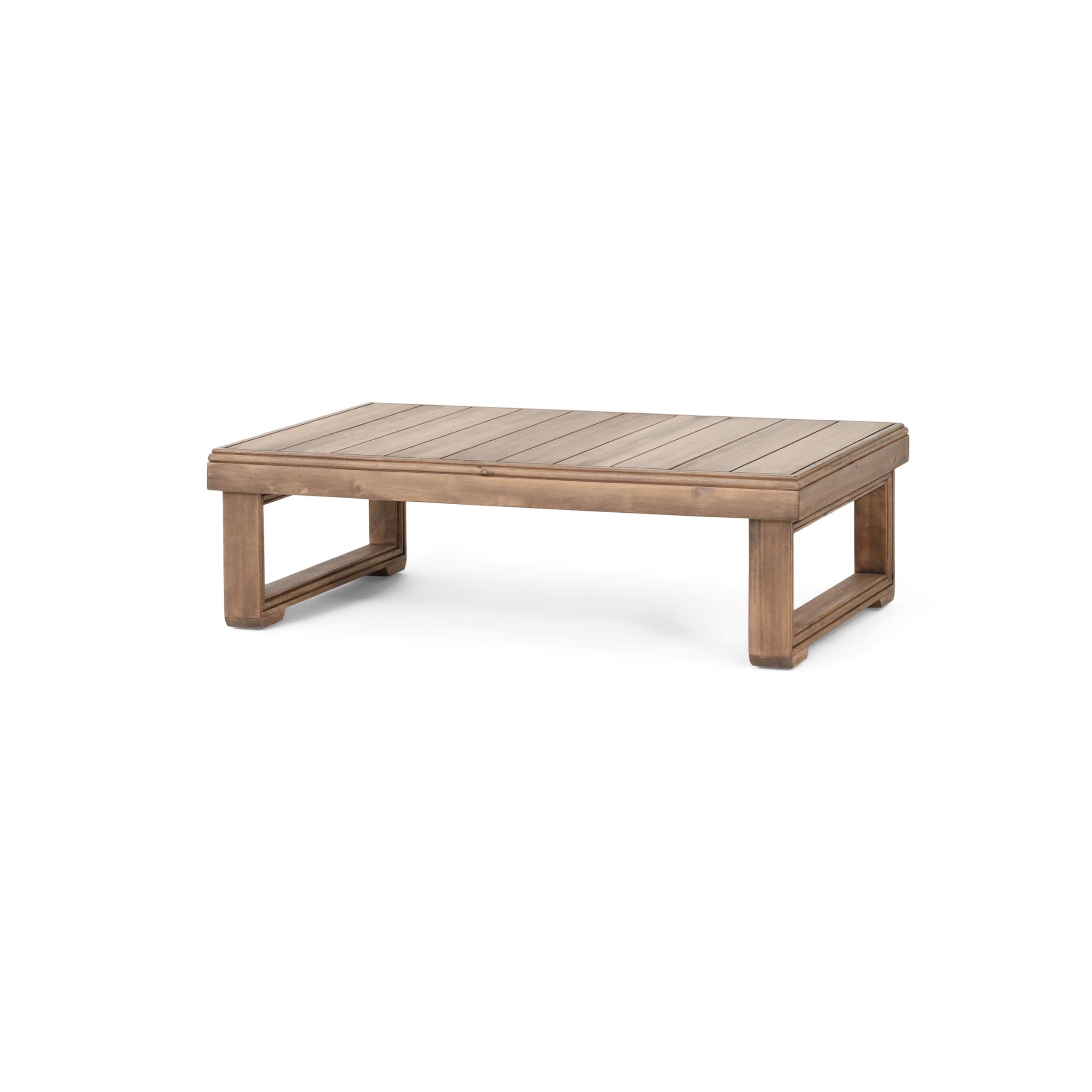 Christopher Knight Home 317096 Westchester Coffee Table - Brown Wash Finish, Modern Farmhouse Living Room Furniture for Small Spaces & Apartments