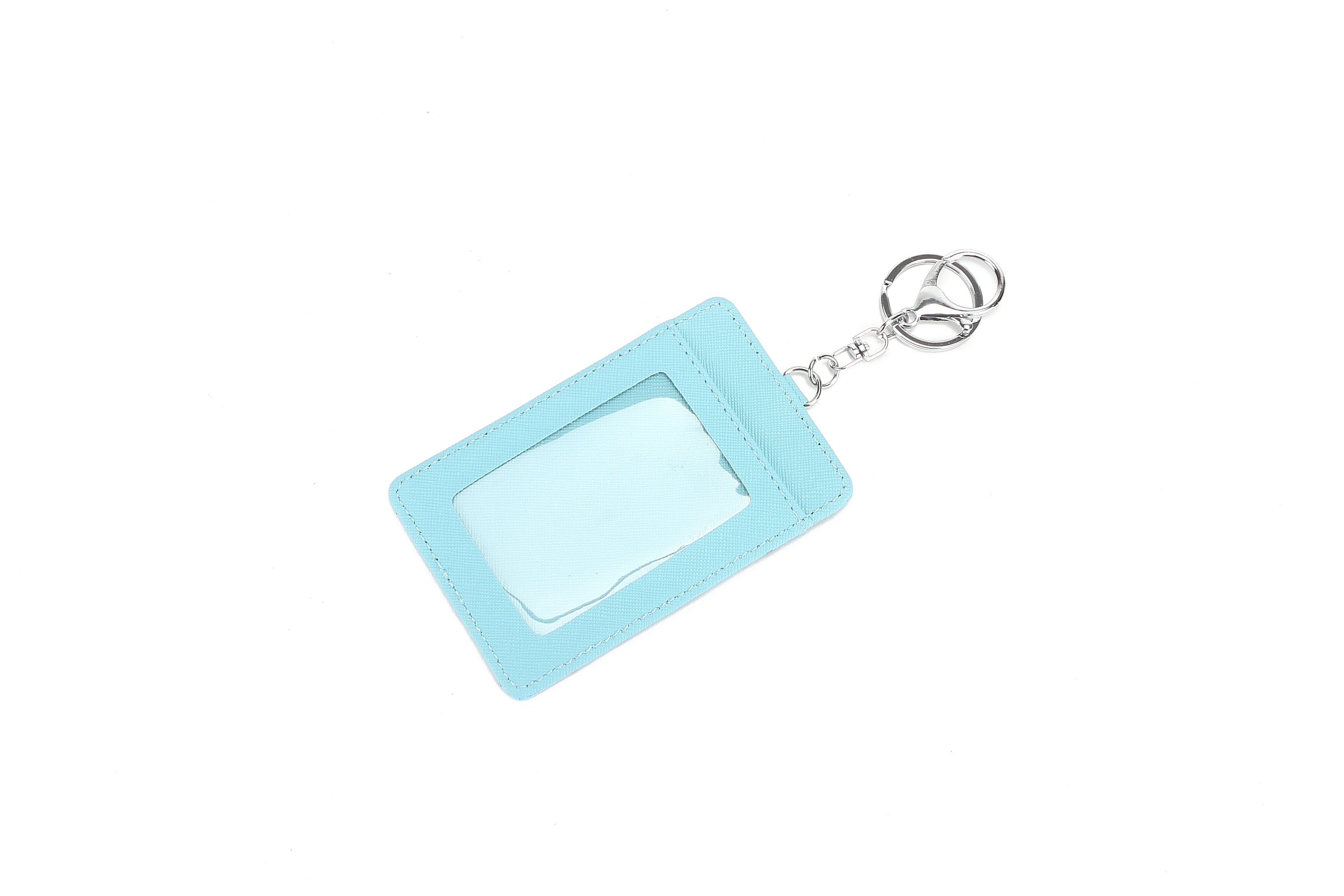 Happy Sharks Blue Card Holder - Slim RFID Blocking Wallet for Credit Cards & IDs - Perfect for Travel, Work, and Everyday Use