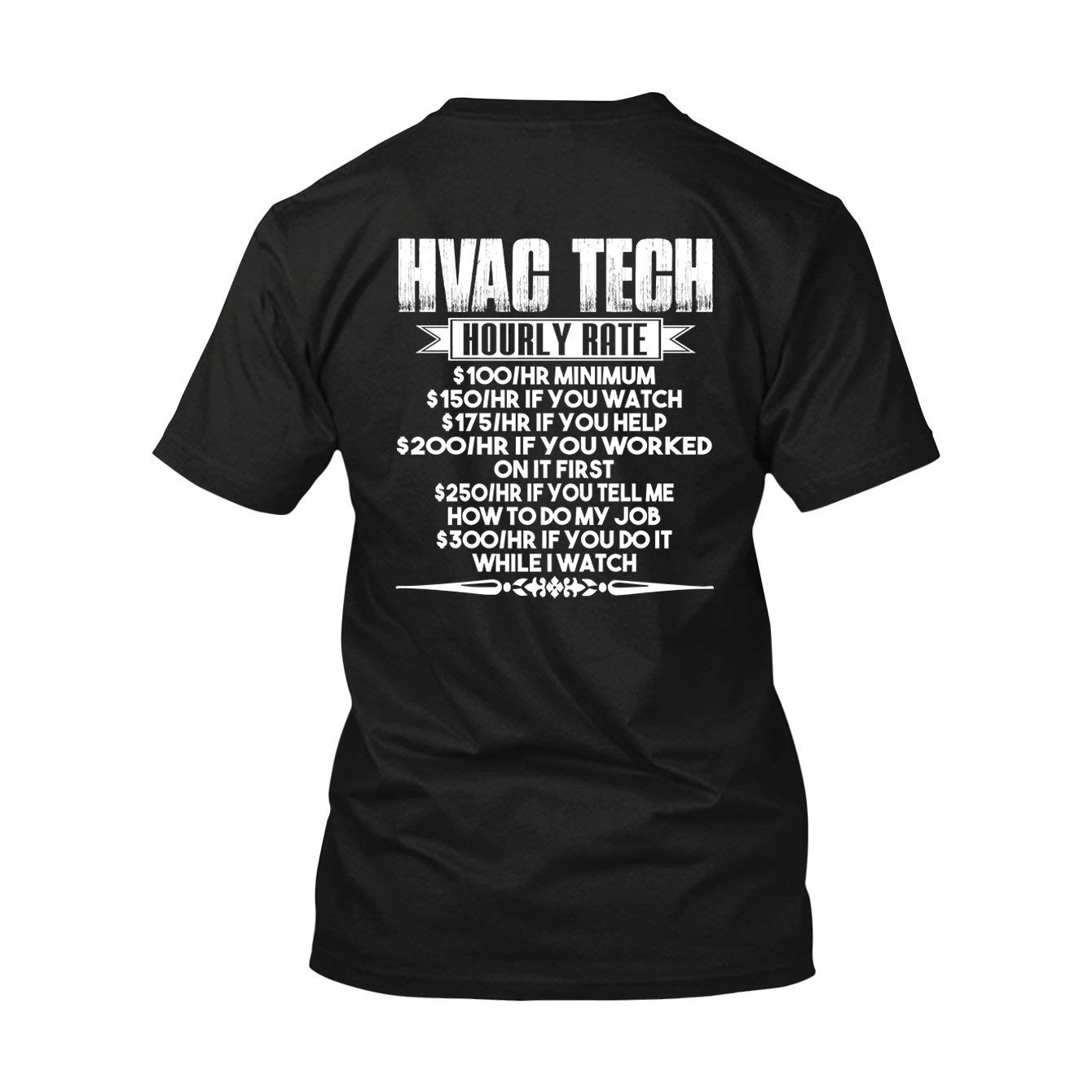 HVAC Technician T-Shirt - Funny Crab Design for Women & Men - Perfect Workwear & Gift for HVAC Professionals