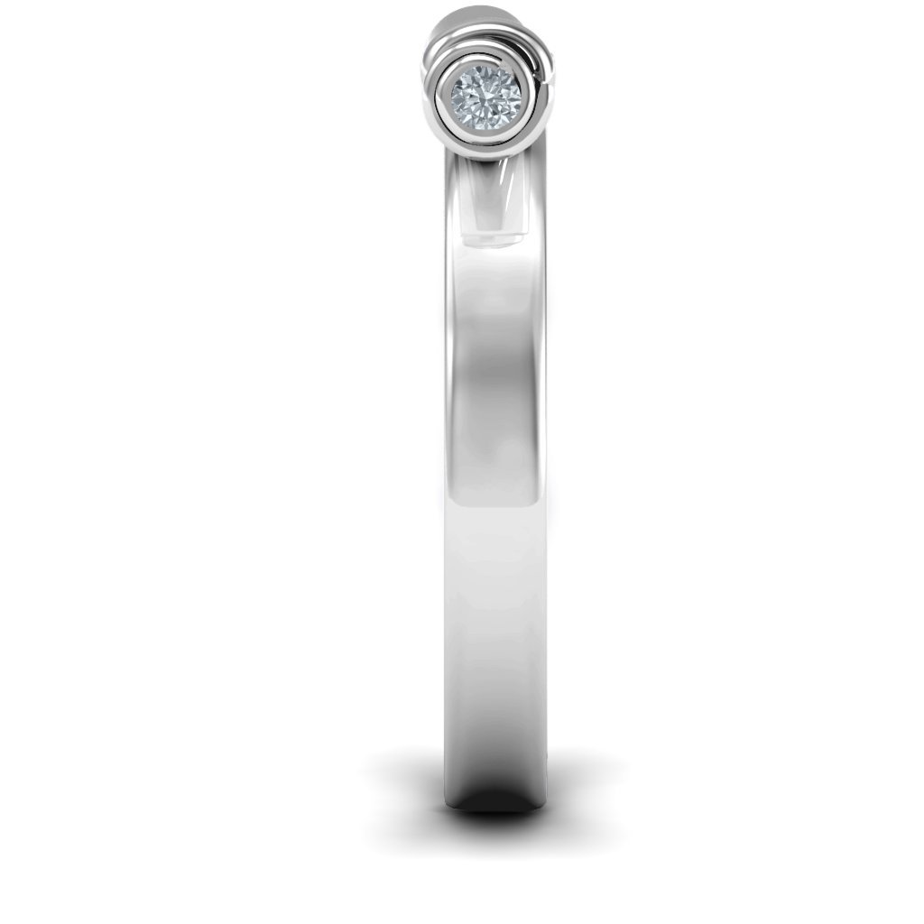 JEWLR Sterling Silver Graduation Ring for Diploma Scroll - Elegant & Durable Jewelry for Graduates, Perfect for Commencement Ceremonies & Academic Achievements