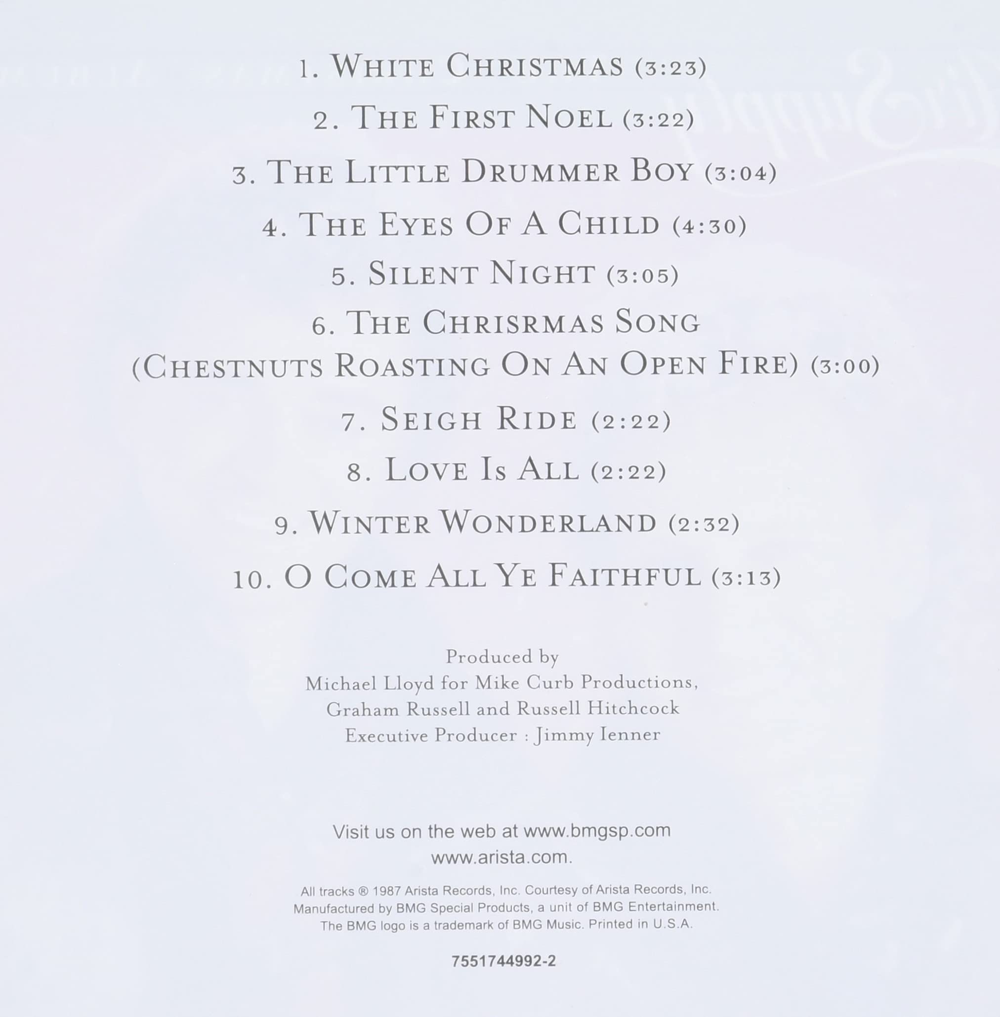 Air Supply Christmas Album - Holiday Music Collection for Festive Celebrations, Gifts & Cozy Winter Evenings