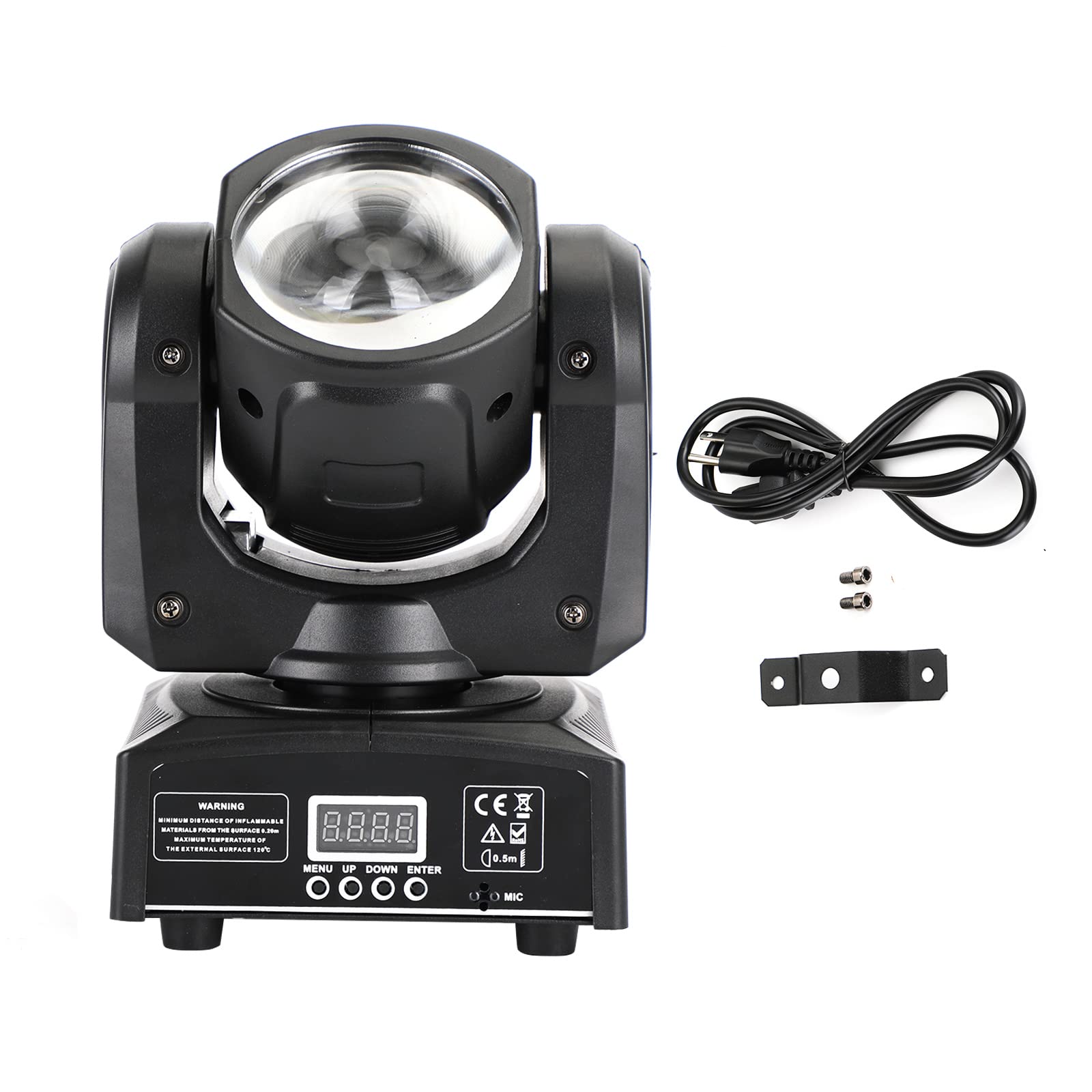 Bruce & Shark RGBW DMX LED Moving Head Stage Light - Professional Spotlight Beam Lighting for DJ, Strobe, Sharpy Effects | Perfect for Concerts, Clubs, and Stage Performances