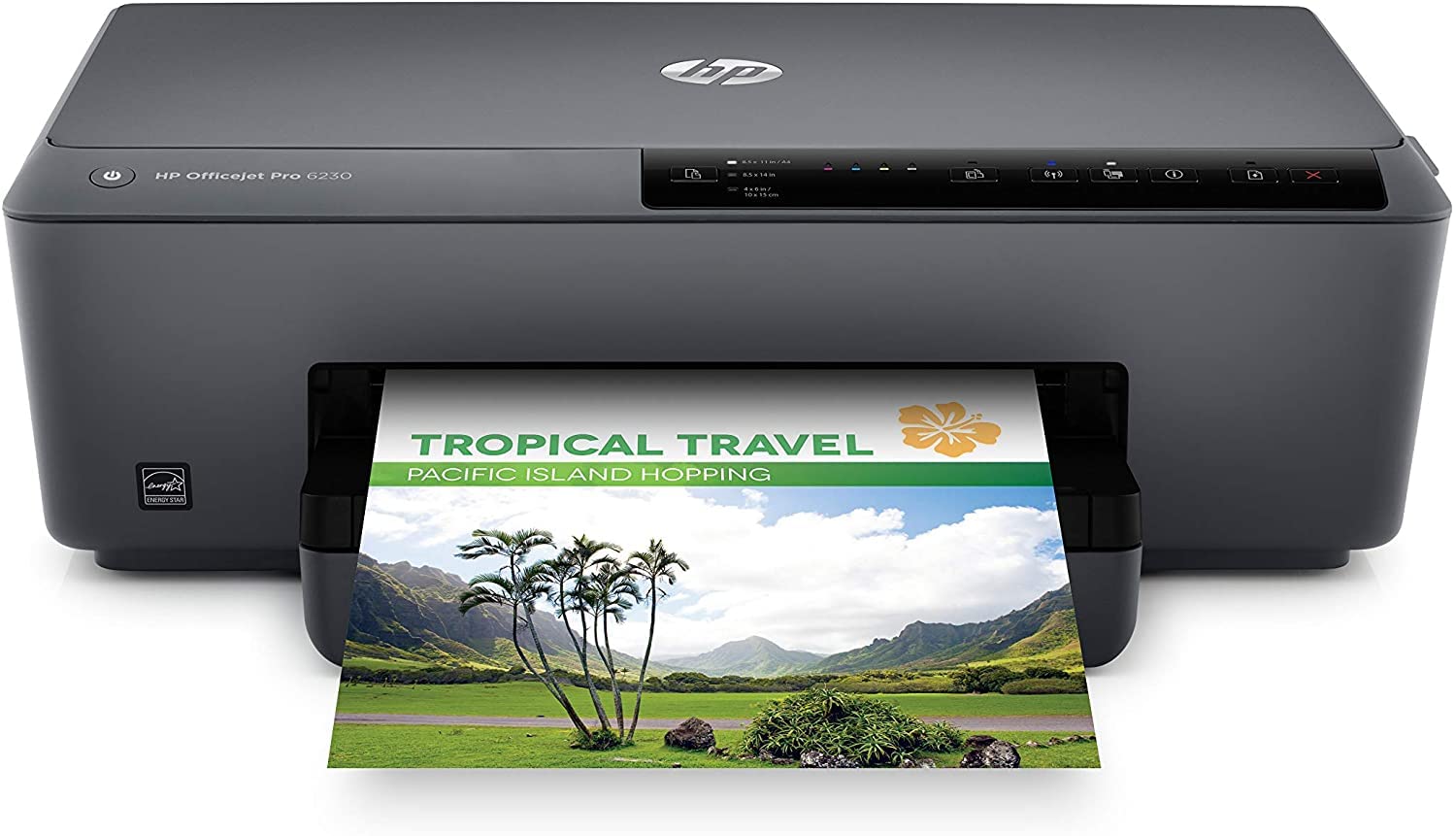 HP OfficeJet Pro 6230 Wireless All-in-One Printer | 18ppm Black & 10ppm Color | Duplex Printing | Mobile & Cloud Printing | Compatible with HP Smart App | Ideal for Home Office & Small Business (Renewed) E3E03A