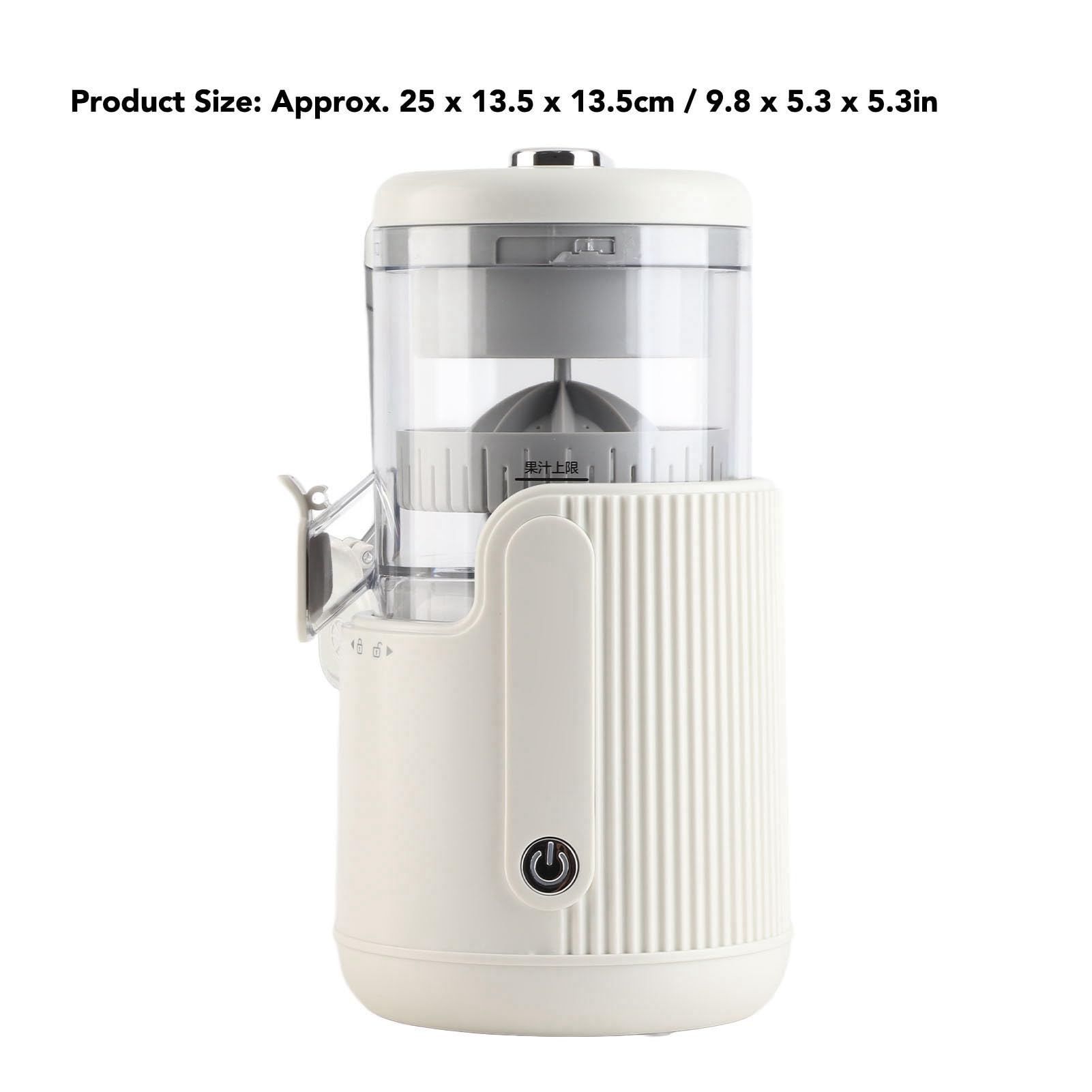 Electric Rechargeable USB Juicer with 360 Degree Motor - Portable Fruit and Vegetable Squeezer for Fresh Juice, DC 7.4V - Perfect for Home, Office, Gym & Outdoor Use