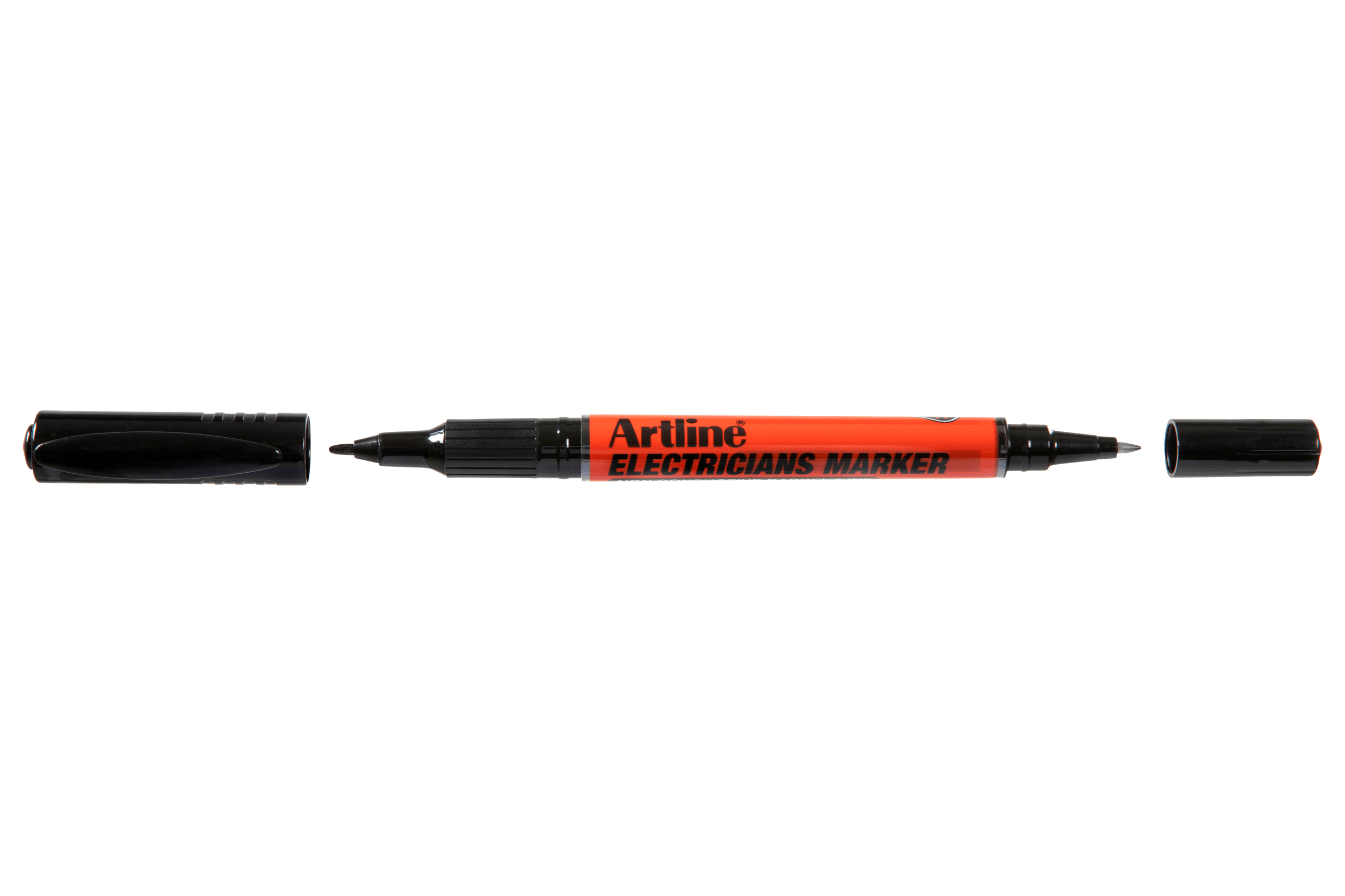 Artline Electricians Permanent Marker Bullet Tip Black - 12 Pack for Electrical Wiring, Labeling & Industrial Marking