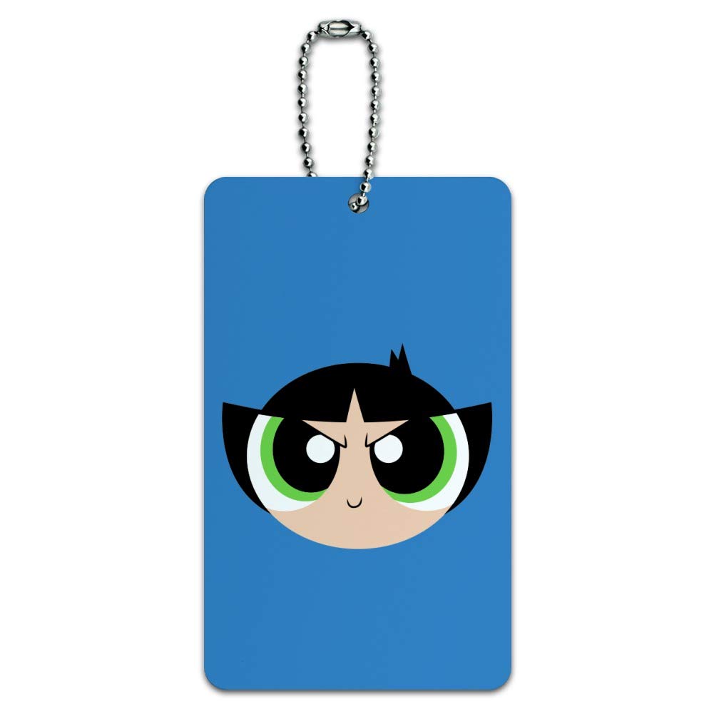 Buttercup Powerpuff Girls Luggage Tag - Cute Cartoon Character Suitcase ID Label for Carry-On Bags | Perfect for Travel, School Backpacks & Kids' Luggage Identification