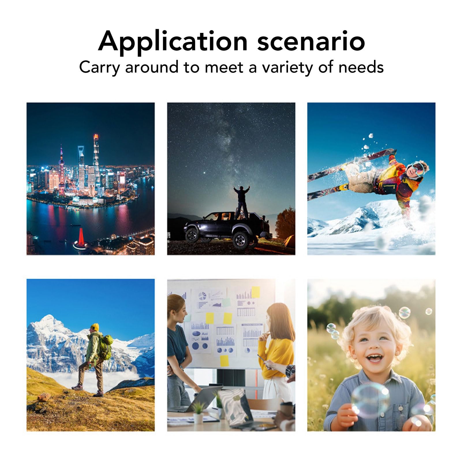 4K Action Camera & Body Camera with Rotatable Lens, Infrared Night Vision, WiFi - 2304x1296P HD Wearable Video Recorder for Outdoor Sports, Police Duty, Security & Adventure Filming