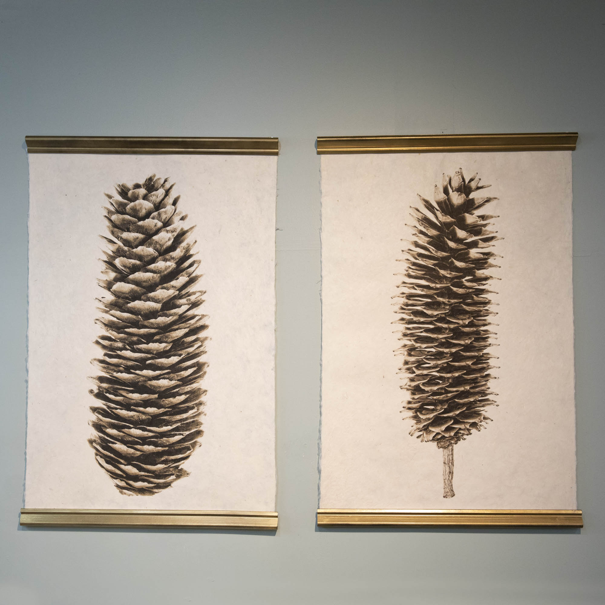 Eastern White Pine Art Print on Nepalese Paper - Handmade Wall Decor for Home, Office & Meditation Spaces