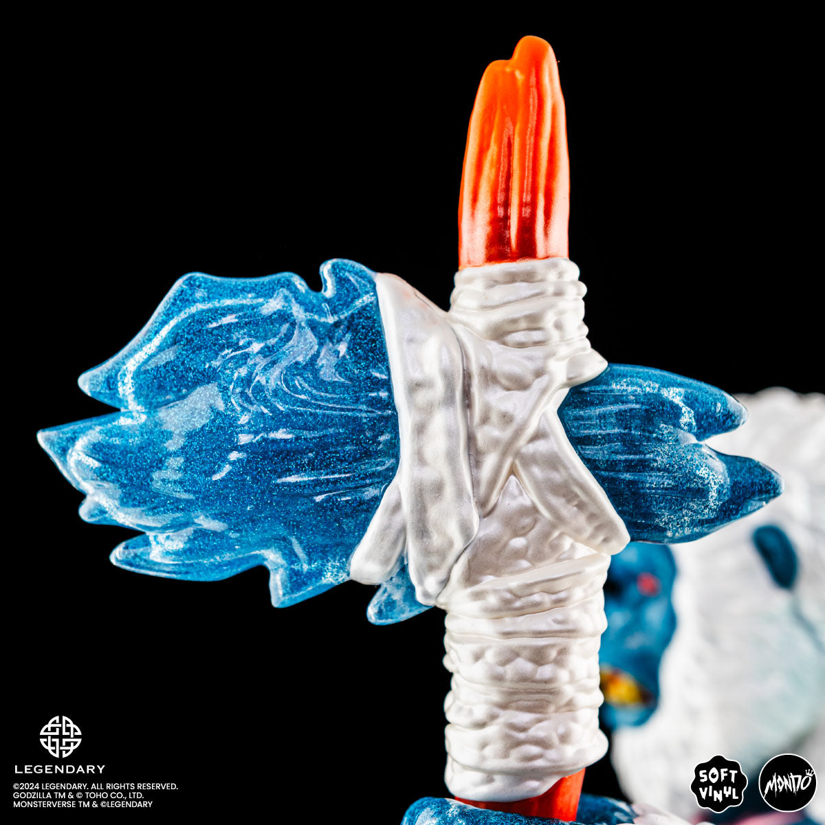 Godzilla x Kong: The New Empire Kong Soft Vinyl Figure - Primal Frost Variant Collectible Toy for Movie Fans & Pop Culture Enthusiasts | Perfect for Display, Gifts, and Anime Collections