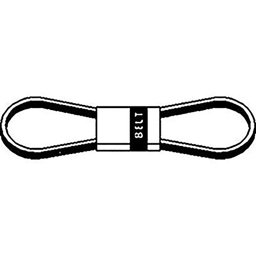 New Holland 442 452 Disc Mower Replacement Drive Belt Set of 3 - Compatible with Ford Tractor Mowers - Durable Agricultural Cutting Equipment Accessories for Hay Harvesting & Field Maintenance