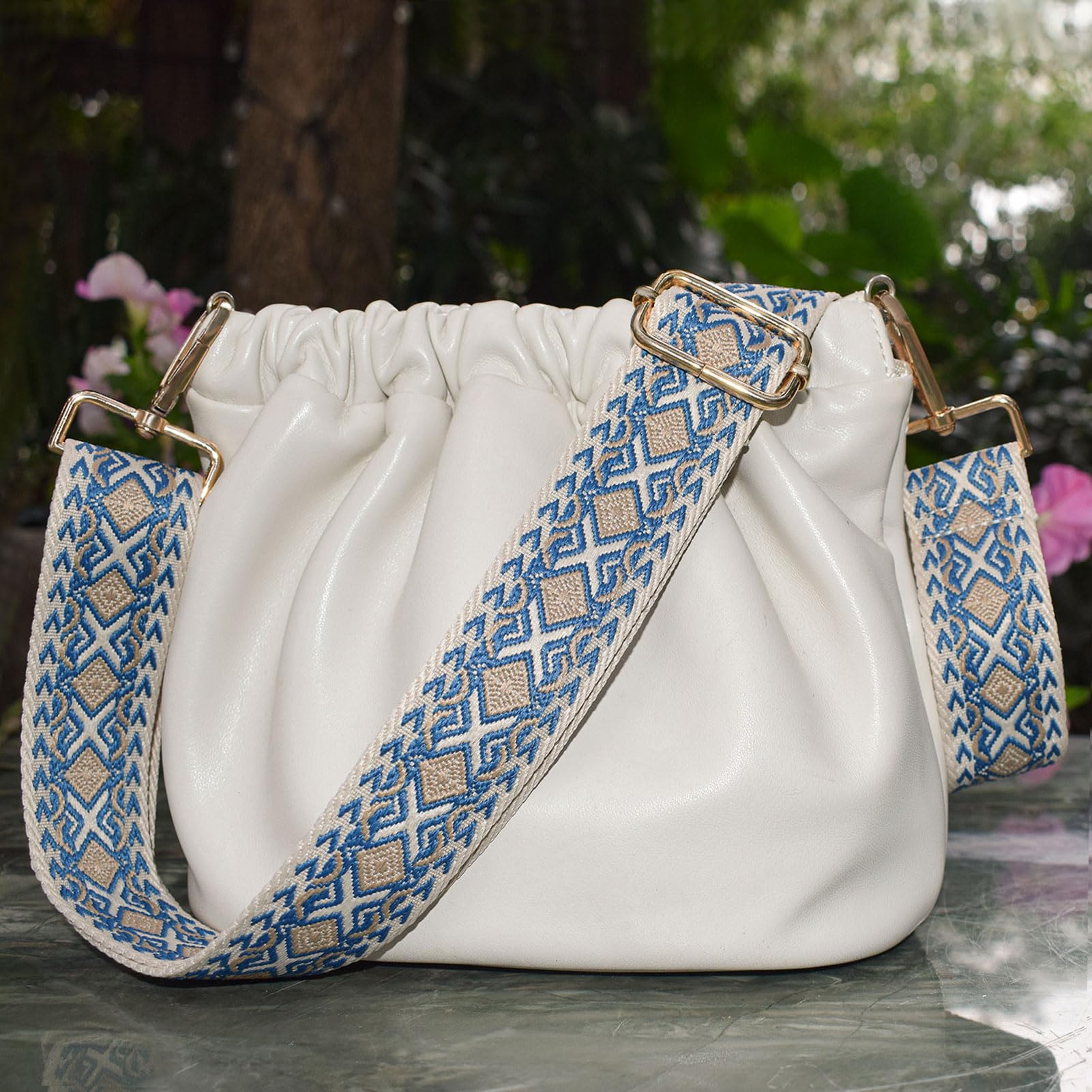 Adjustable Handbag Strap Replacement - Wide Shoulder Strap for Crossbody Bags & Purses - Perfect for Travel, Work, and Everyday Use