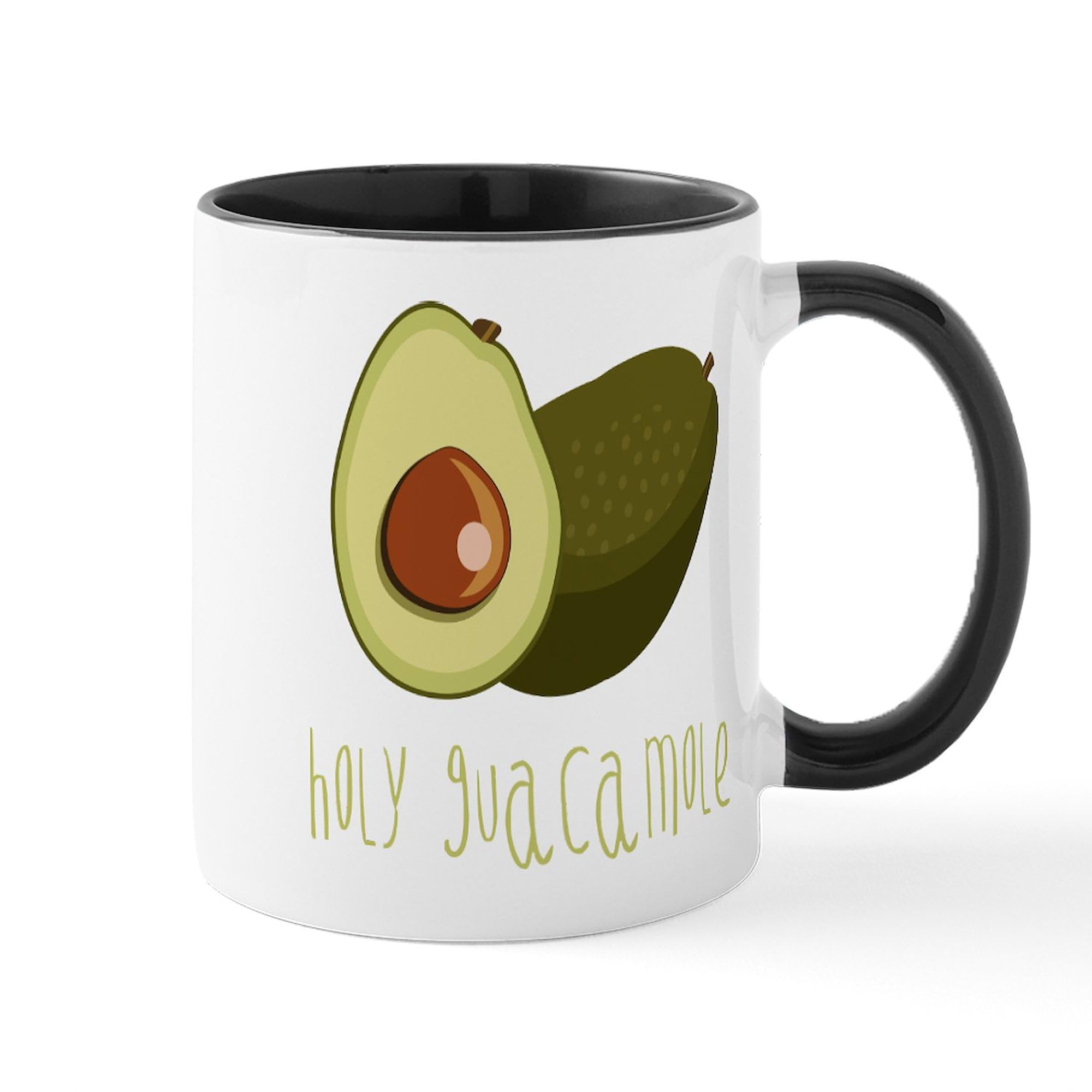 Holy Guacamole Coffee Mug - 11 oz (325 ml) Ceramic Cup for Hot & Cold Drinks - Perfect for Home, Office, or Gifts