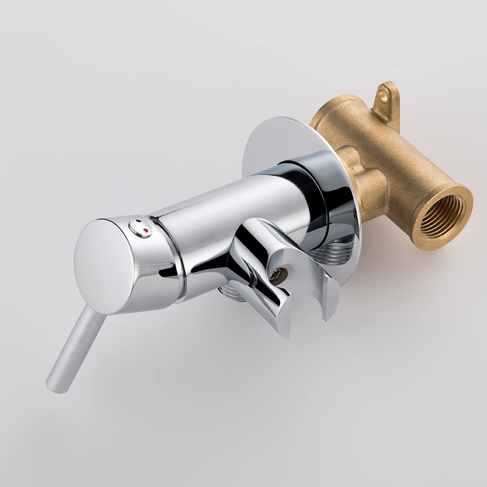 Handheld Bidet Sprayer for Toilet - Wall Mounted Brass Bidet Sprayer Kit with 150cm Shower Hose - Perfect for Cloth Diaper Cleaning & Personal Hygiene (Chrome/ Brushed Gold)