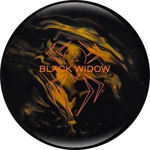Hammer Black Widow Black Gold Bowling Ball - High Performance for Strikes & Spares | Perfect for League Play & Tournaments