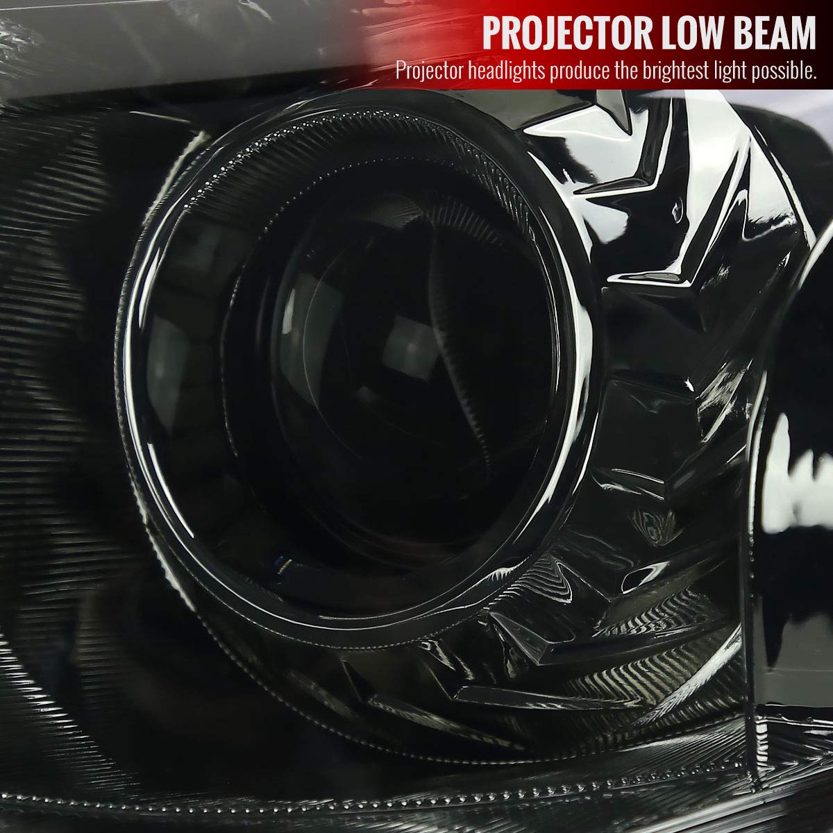 Smoke Projector Headlights & Turn Signal Lamps Compatible with 2013-2015 Car Models - Enhance Visibility & Style for Night Driving & Custom Car Upgrades
