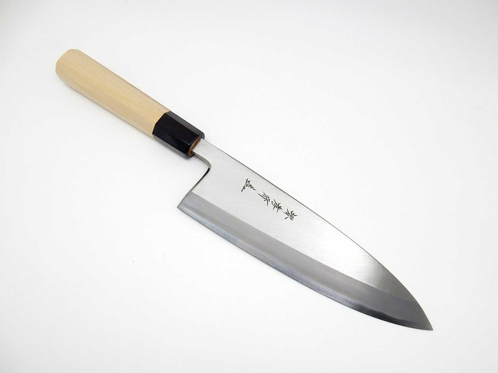 Sakai Takayuki GINSAN Silver #3 Steel Professional Japanese Deba Knife - Premium Stainless Steel Kitchen Knife for Sushi, Fish Filleting & Asian Cooking