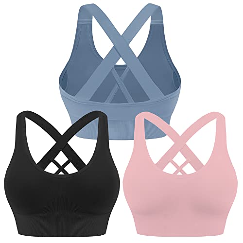 Black Pink Dusty Blue 3 Pack
