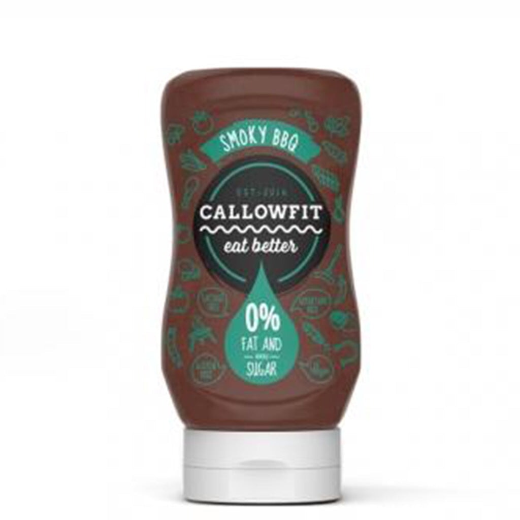 Callowfit Smoky BBQ Sauce - Premium Barbecue Sauce for Grilling, Smoking & Roasting - Perfect for Ribs, Chicken, Burgers & More - Gluten-Free & Vegan Friendly